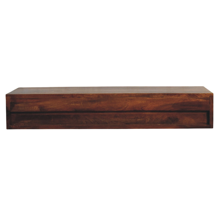 Klaudia Mango Wood Wall-Mounted Console Table