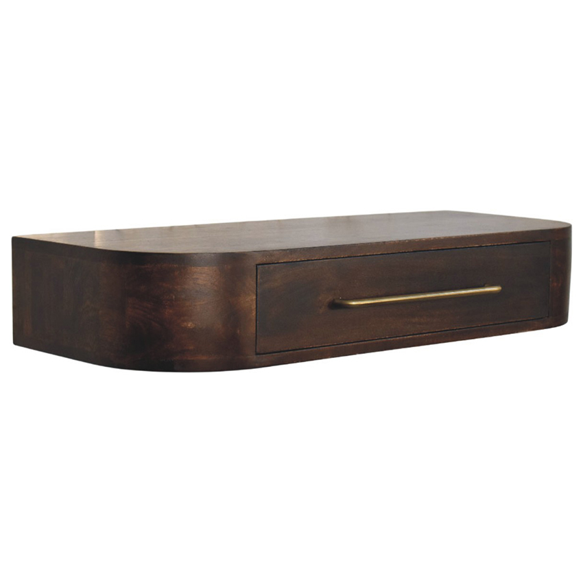 Eryk 1 Drawer Mango Wood Wall-Mounted Console Table