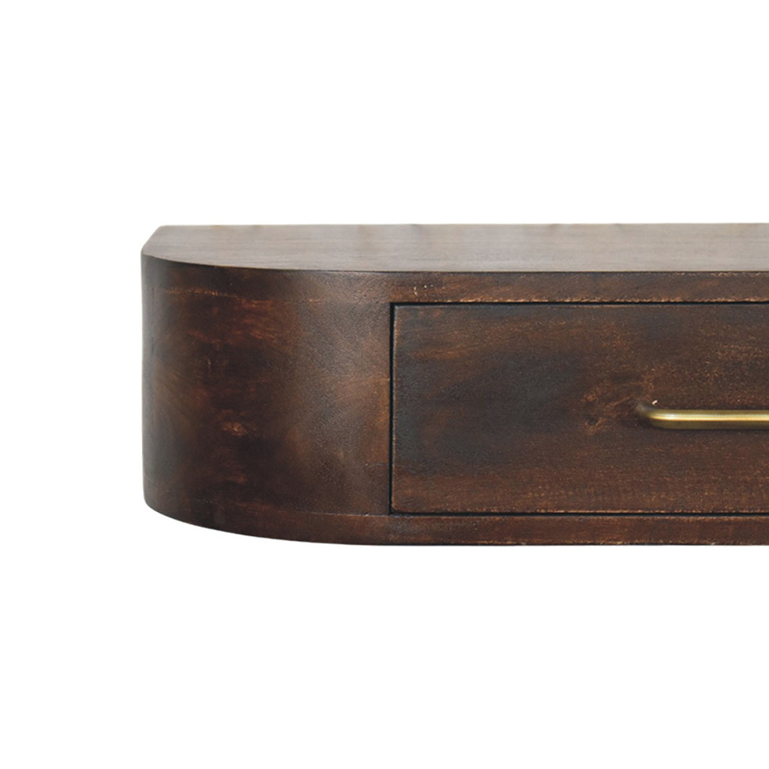 Eryk 1 Drawer Mango Wood Wall-Mounted Console Table