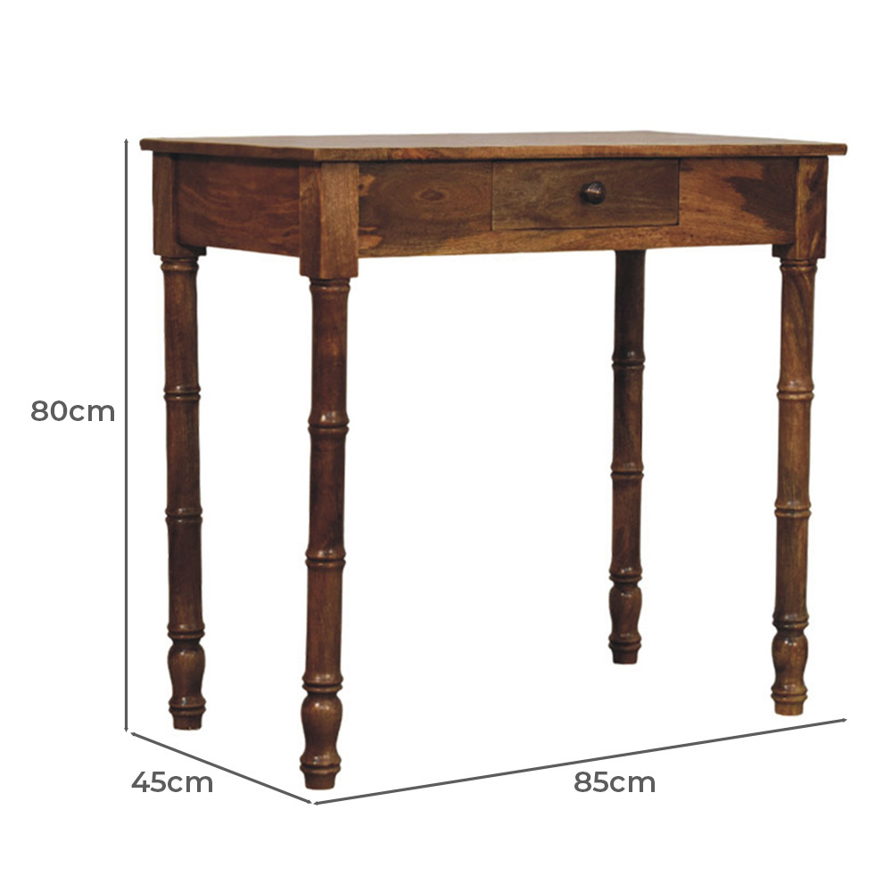Julian 1 Drawer Mango Wood Desk