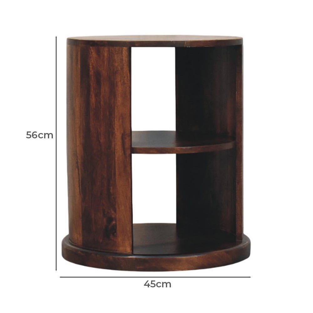 Luka Mango Wood Side Table