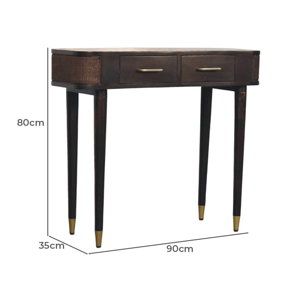 Boris Mango Wood Console Table