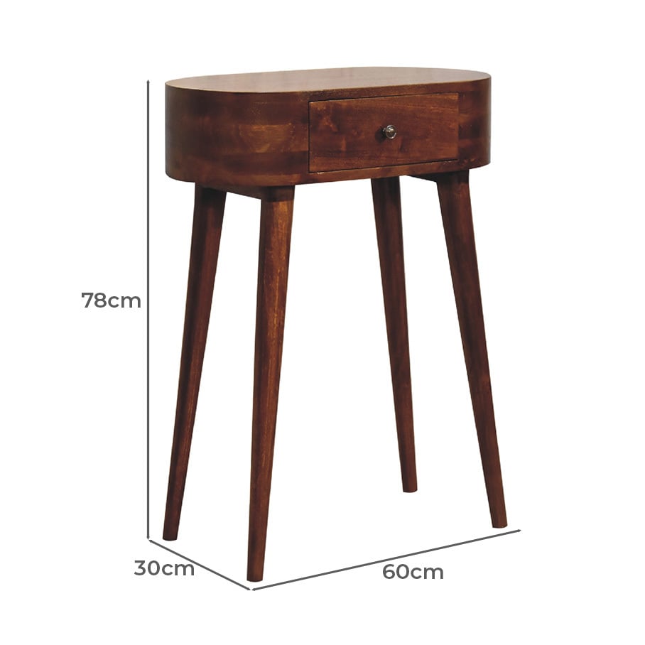 Emorie 60cm Mango Wood Console Table