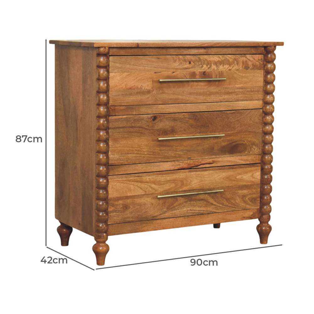Apollo 3 Drawer Chest