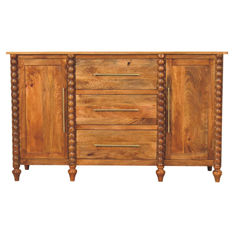Apollo 3 Drawer 2 Door Mango Wood Sideboard