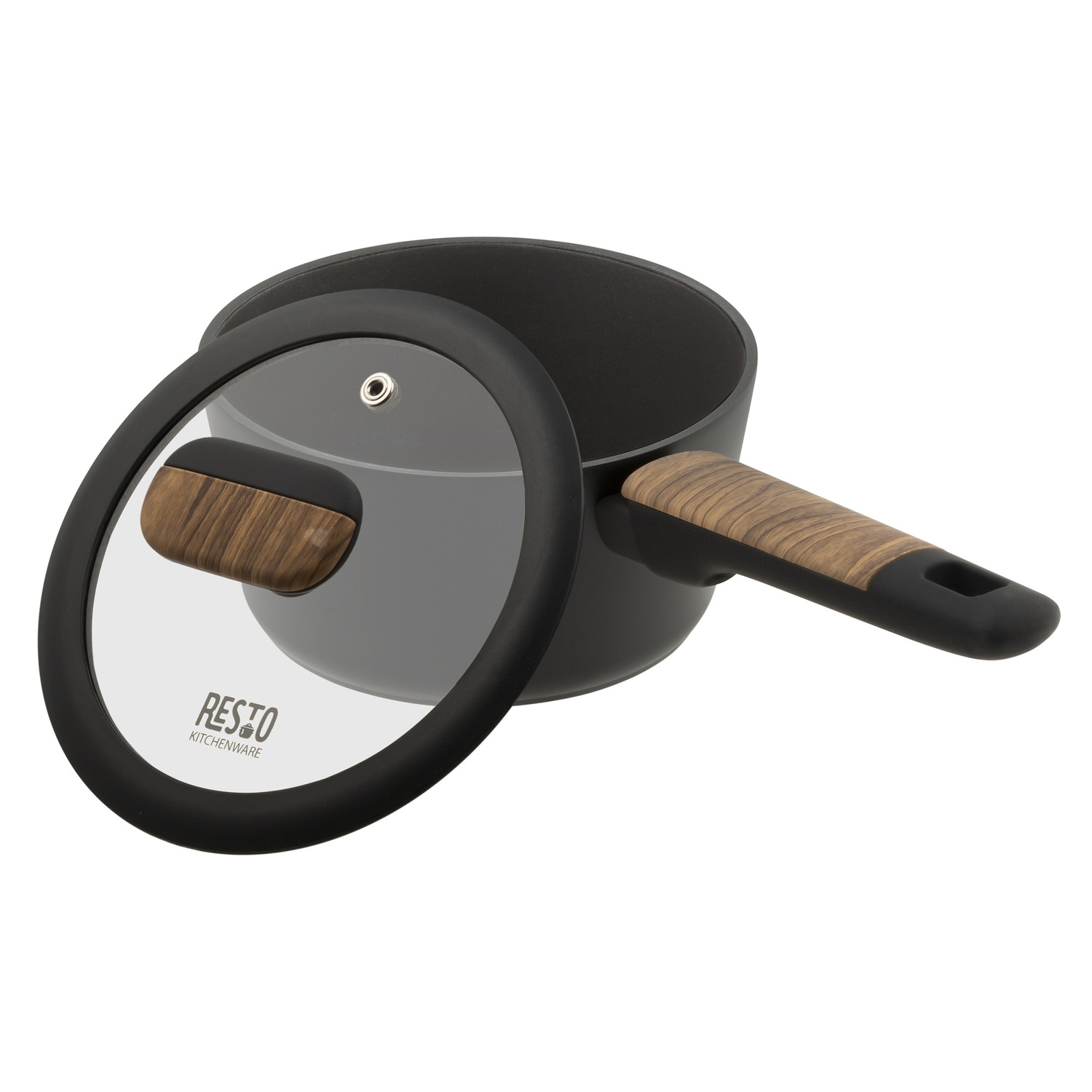 Resto Mon 1.4L Non-Stick Saucepan with Lid