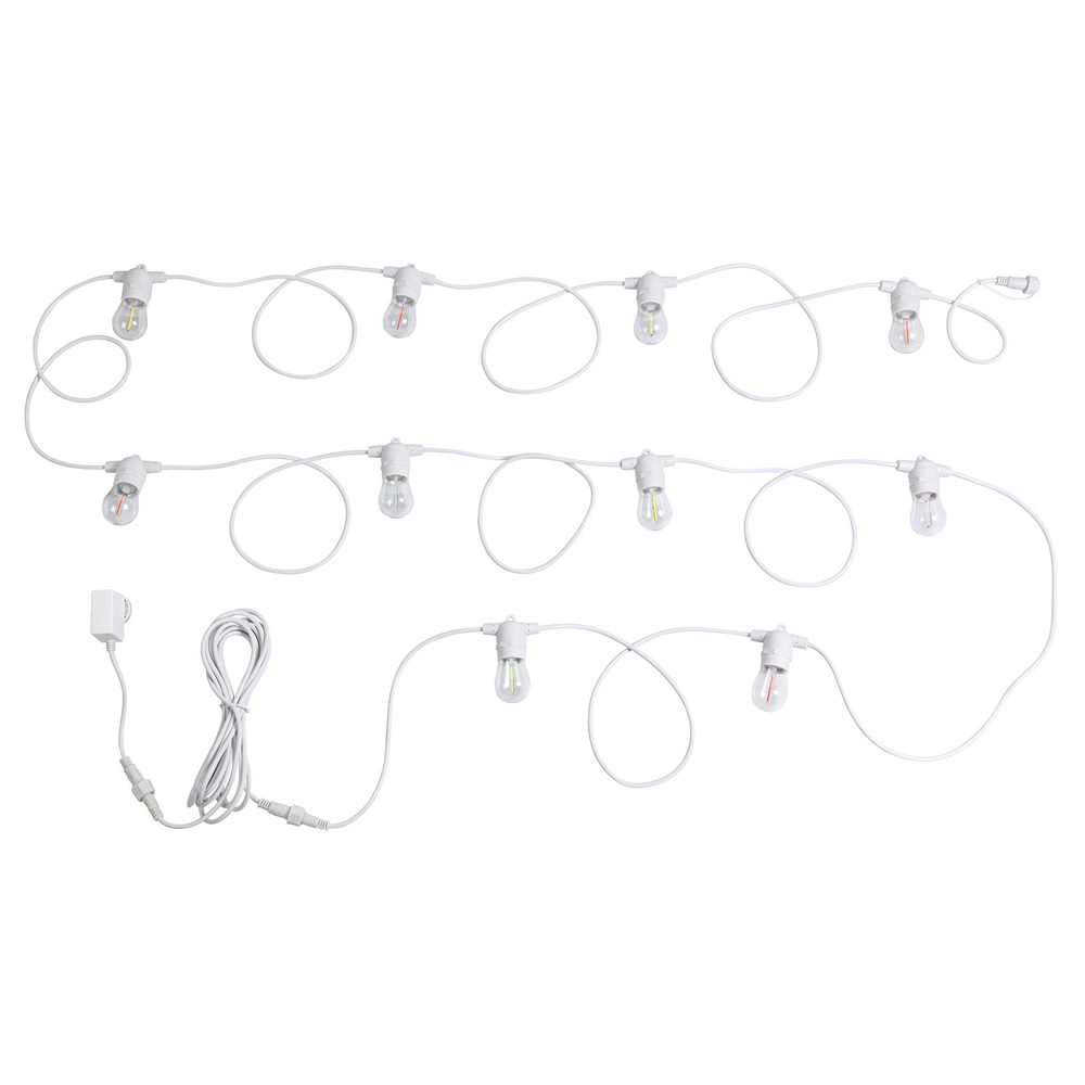 Multi-Colour LED Nikola Fixed Festoon Lights