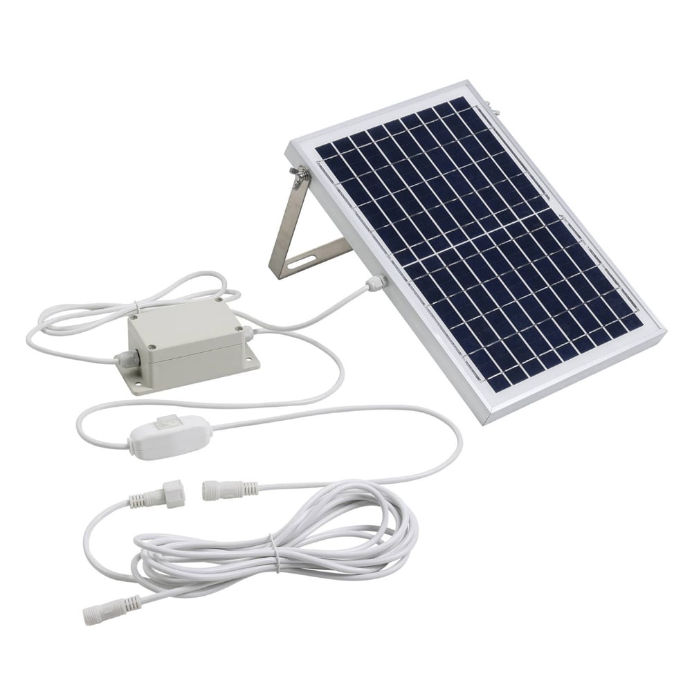 Multi-Colour LED Nikola Fixed Festoon Lights with Solar Kit