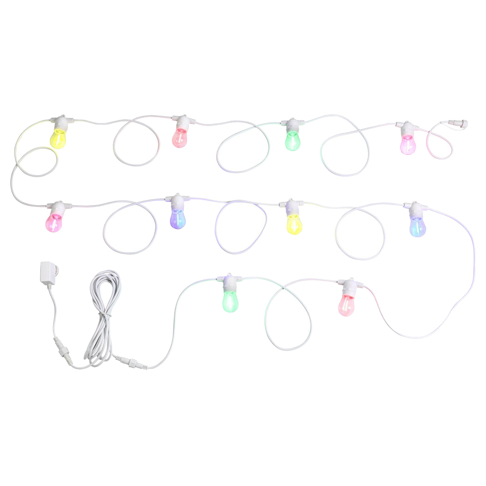 Multi-Colour LED Maxwell Fixed Festoon Lights