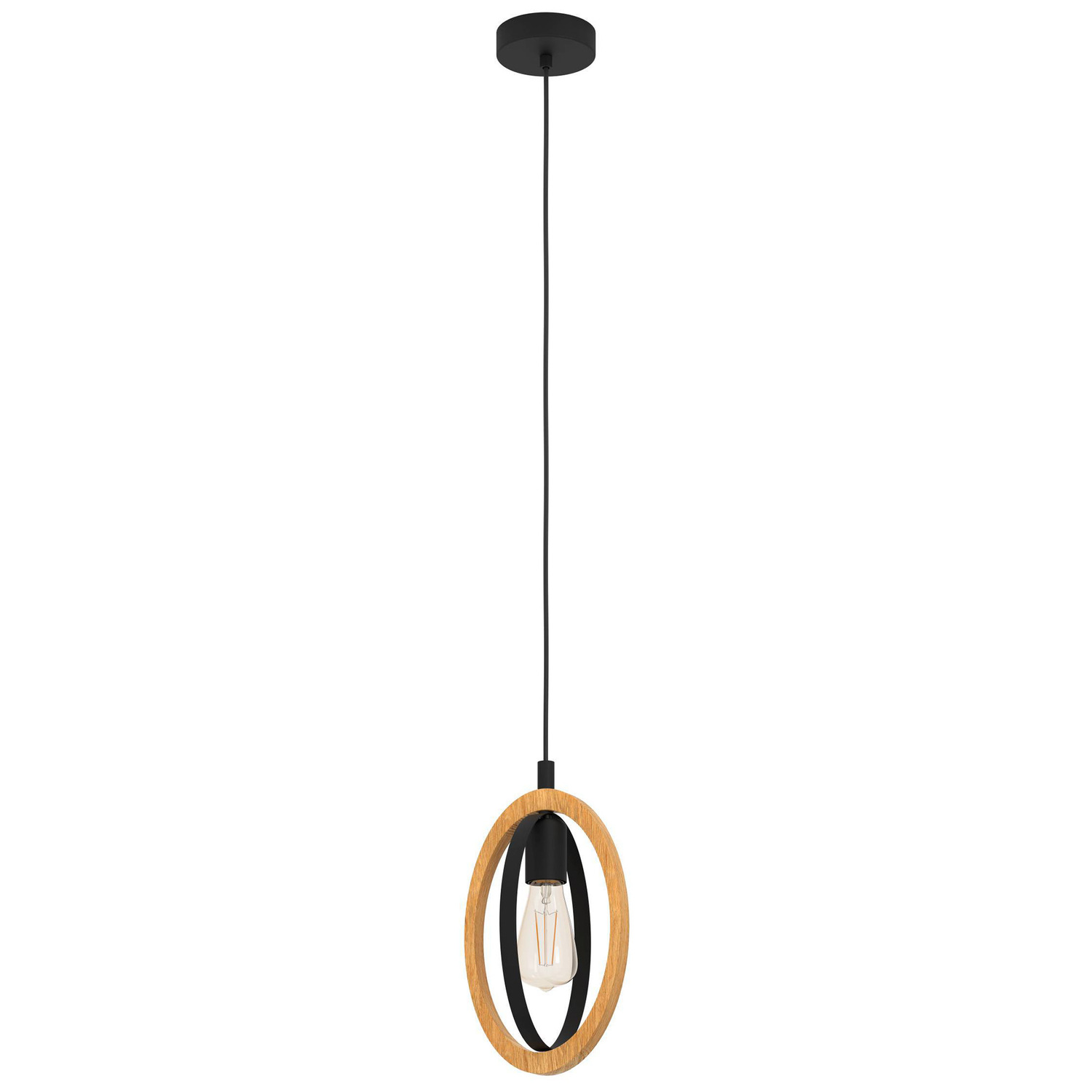 Basildon Steel Pendant Light