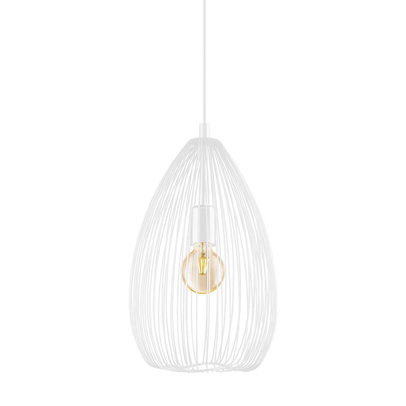 White Black Clevedon Pendant Light
