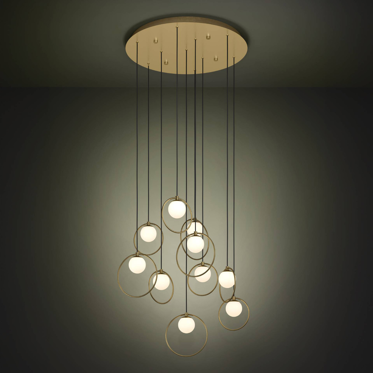 Round Portocolom 10 Light LED Pendant