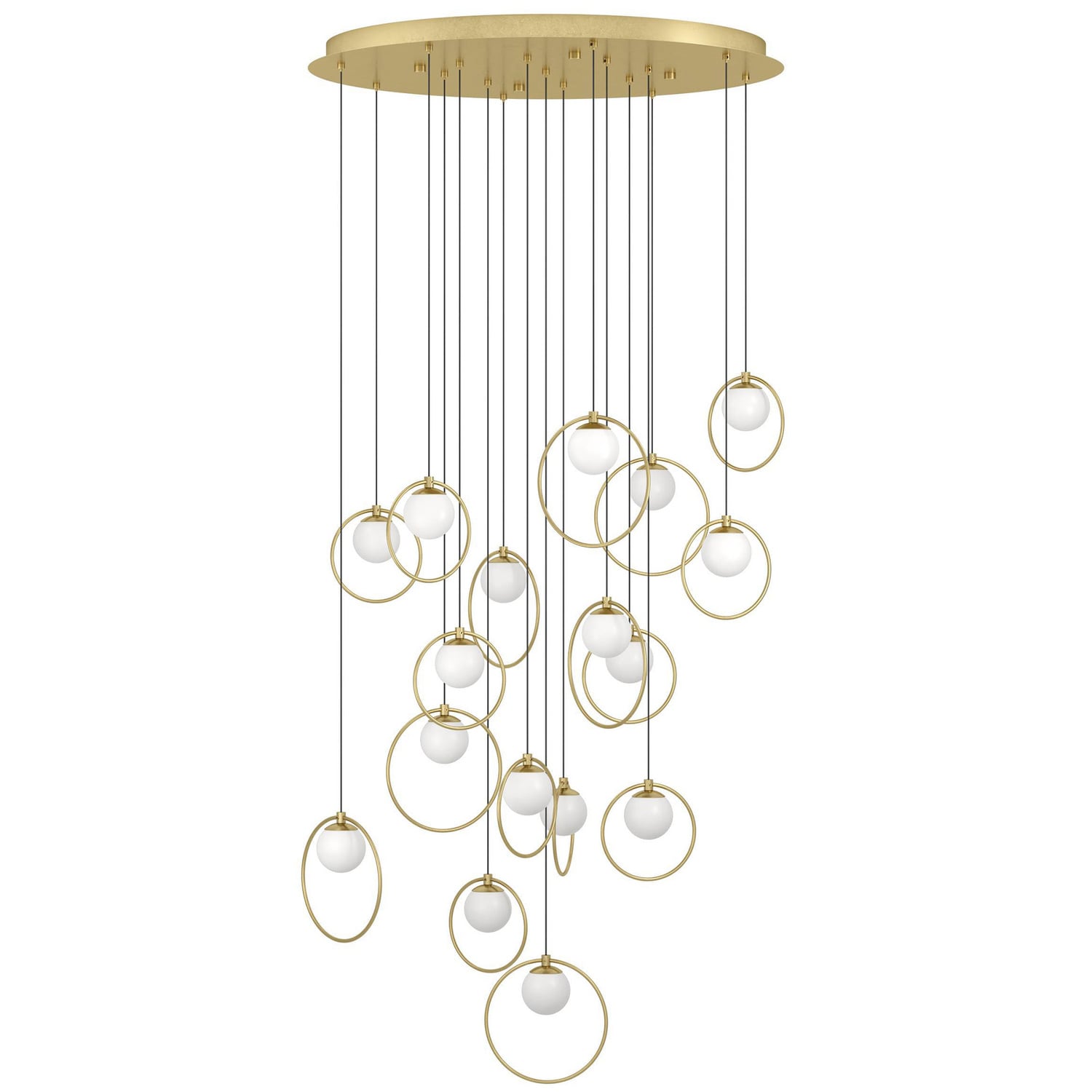 Round Portocolom 17 Light LED Pendant
