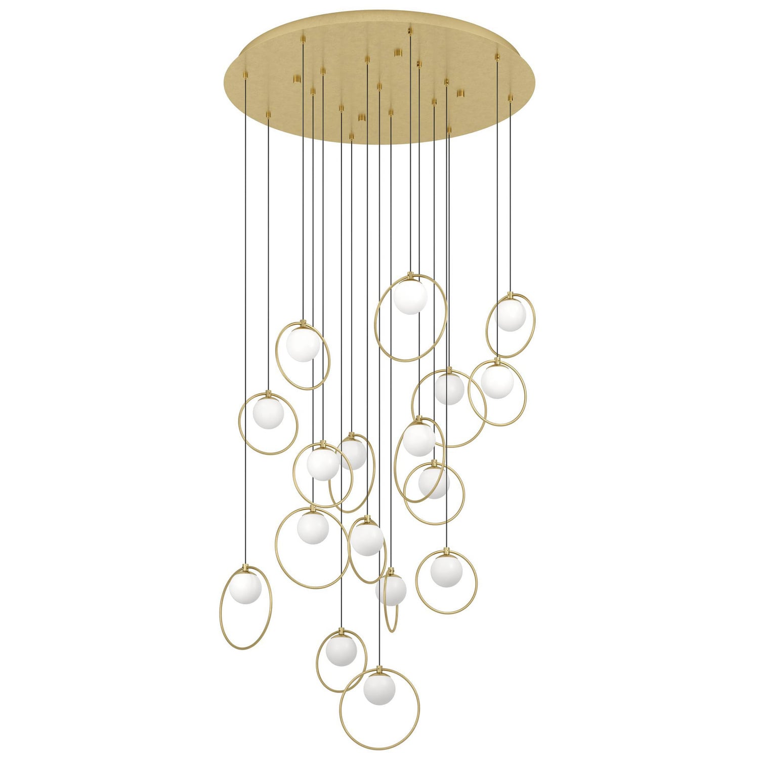 Round Portocolom 17 Light LED Pendant