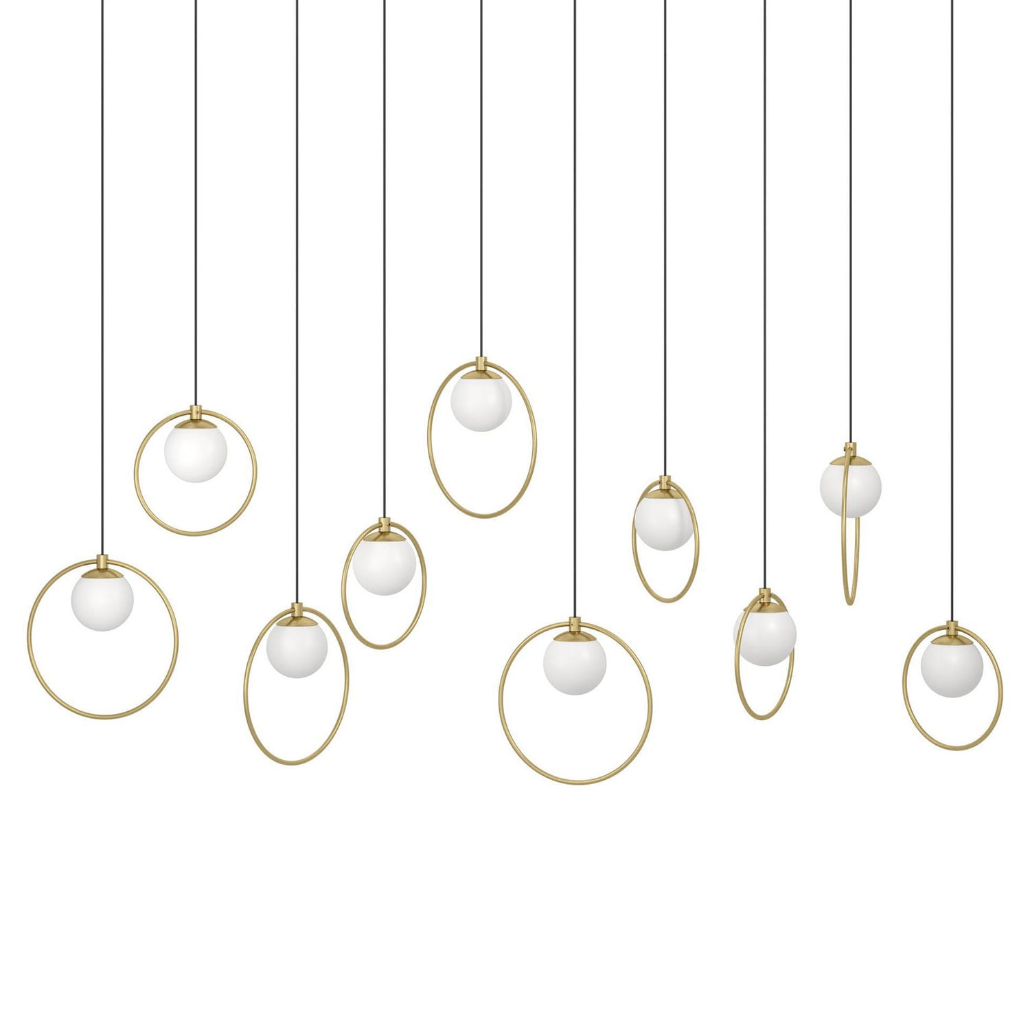 Oblong Portocolom 10 Light LED Pendant