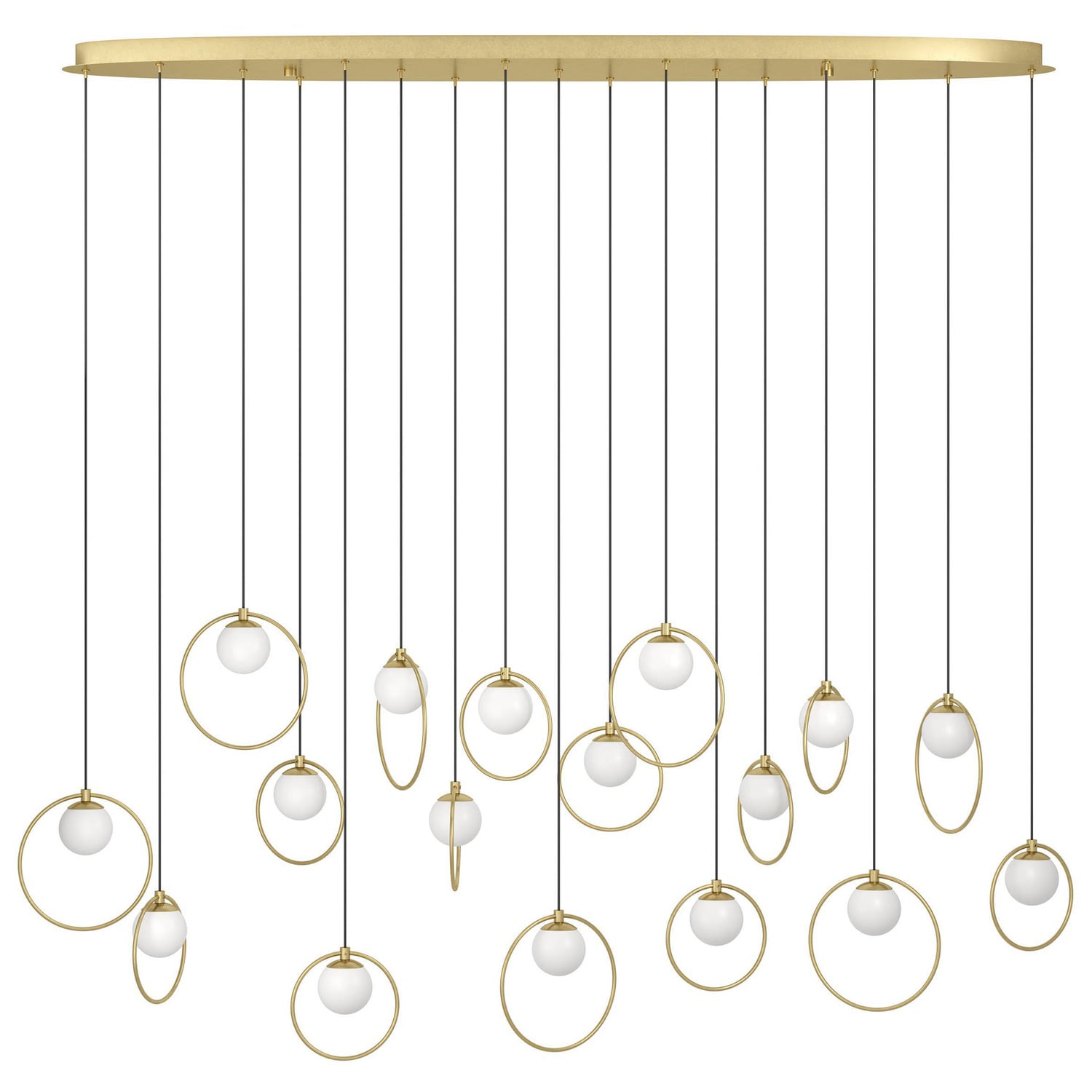 Oblong Portocolom 17 Light LED Pendant