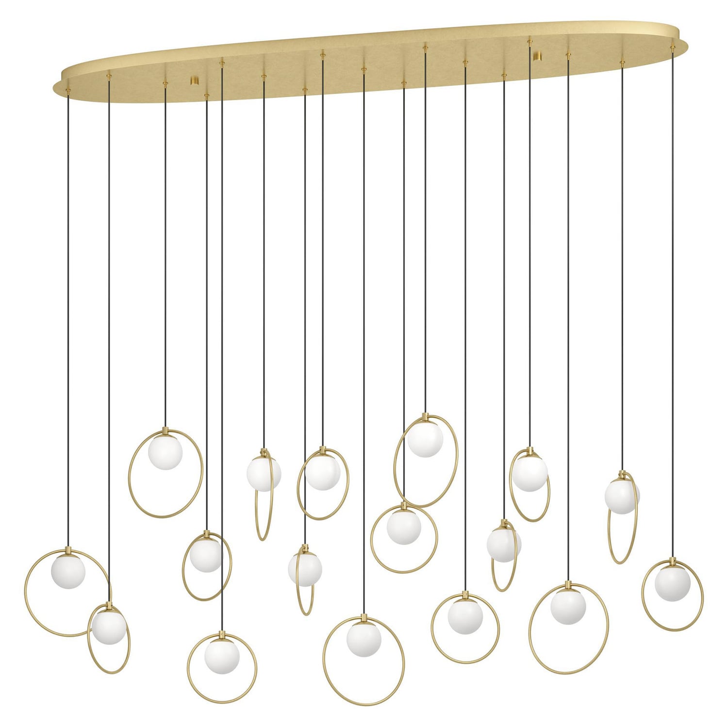 Oblong Portocolom 17 Light LED Pendant