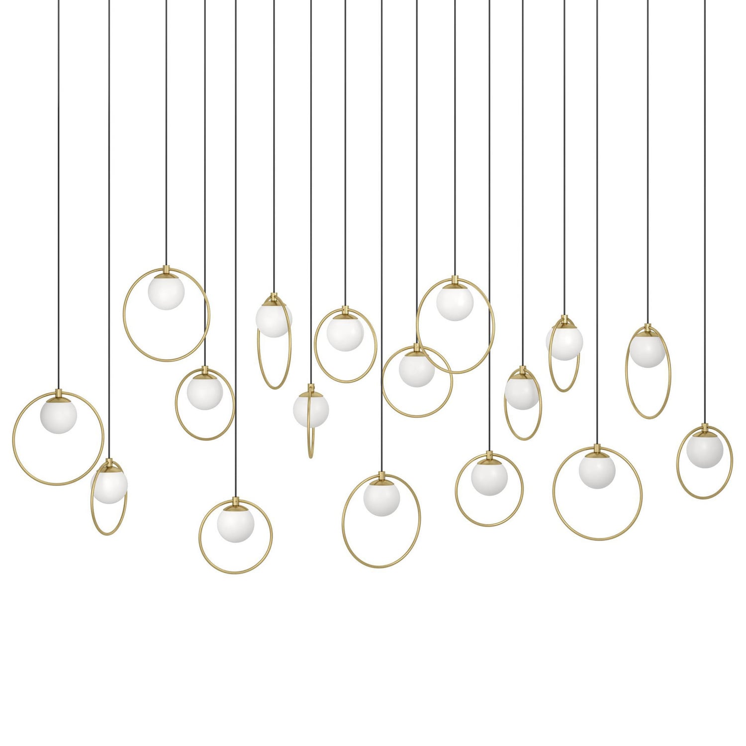 Oblong Portocolom 17 Light LED Pendant