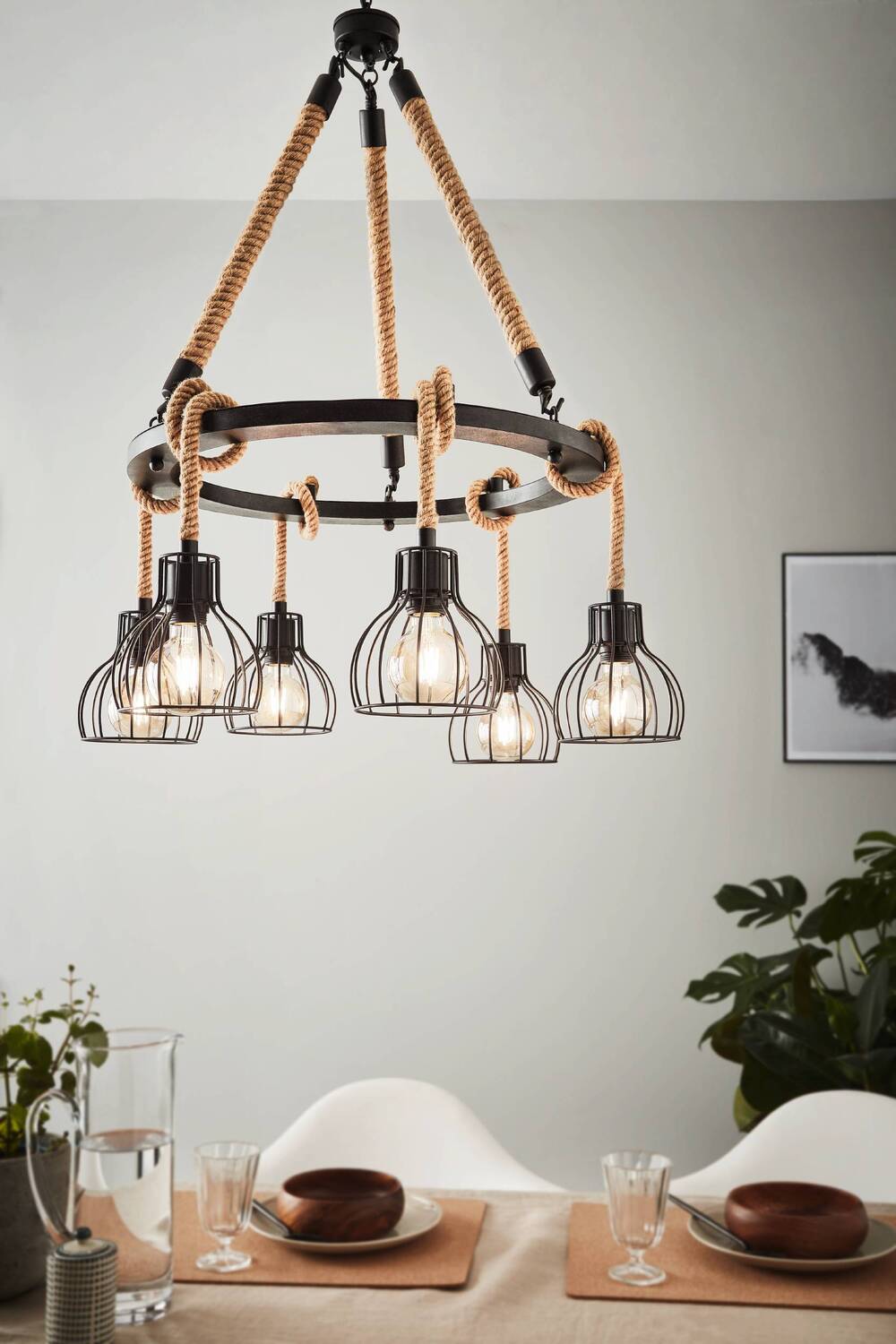 Rampside 6 Light Pendant
