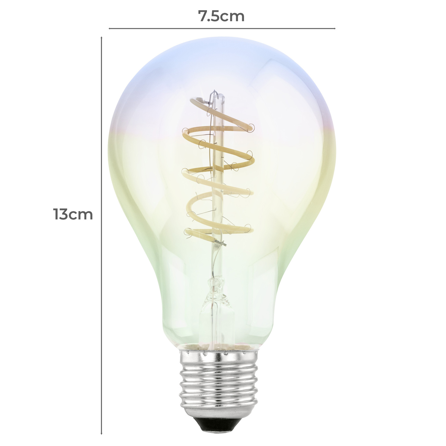 Rainbow A75 E27 Dimmable LED Bulb