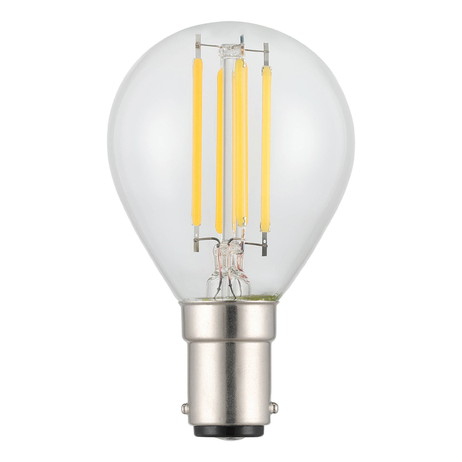Clear Round Dimmable LED Bulb