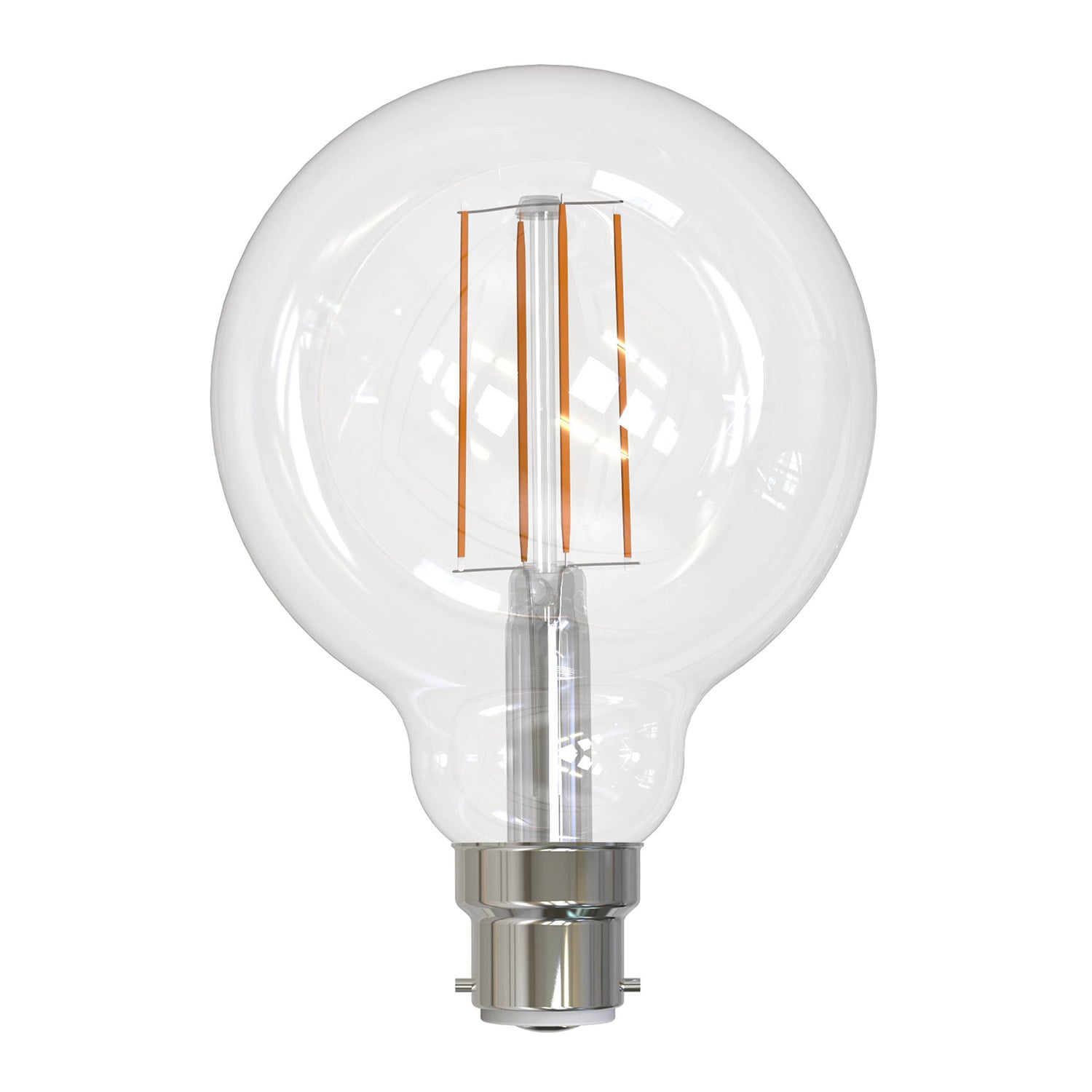 Clear 5W G95 Dimmable LED Bulb