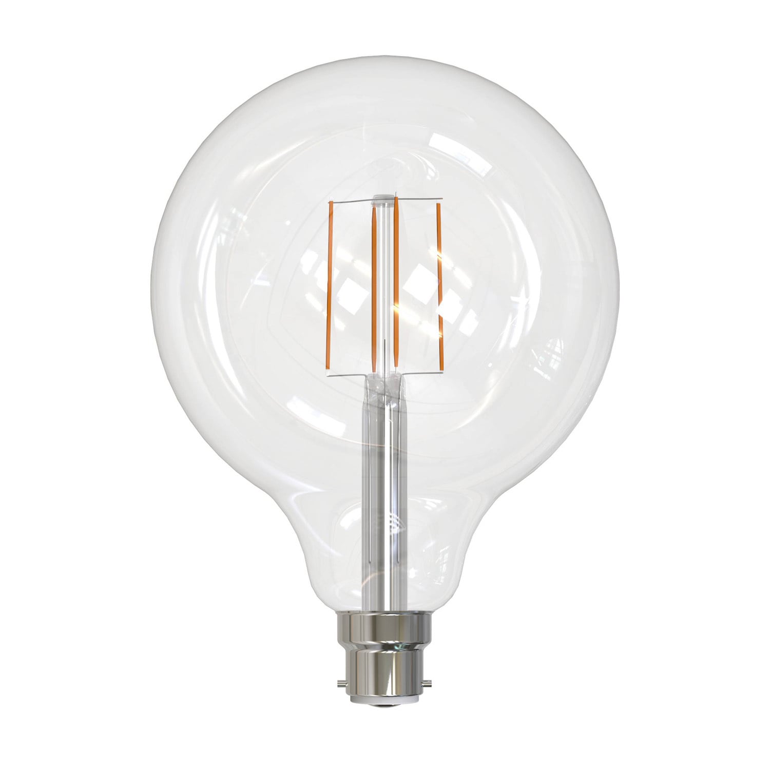 Clear 5W G125 Dimmable LED Bulb