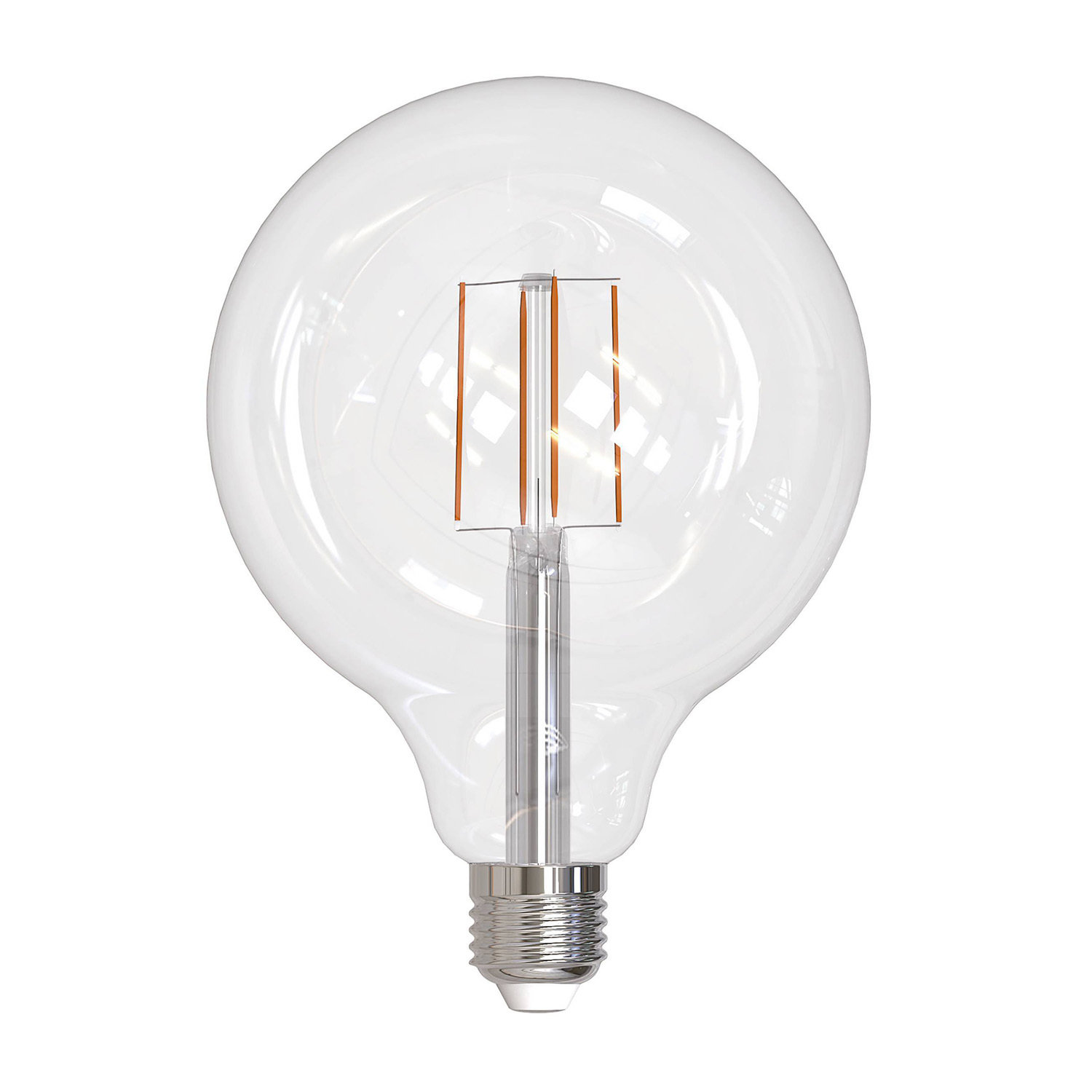 Clear 7.5W G125 Dimmable LED Bulb