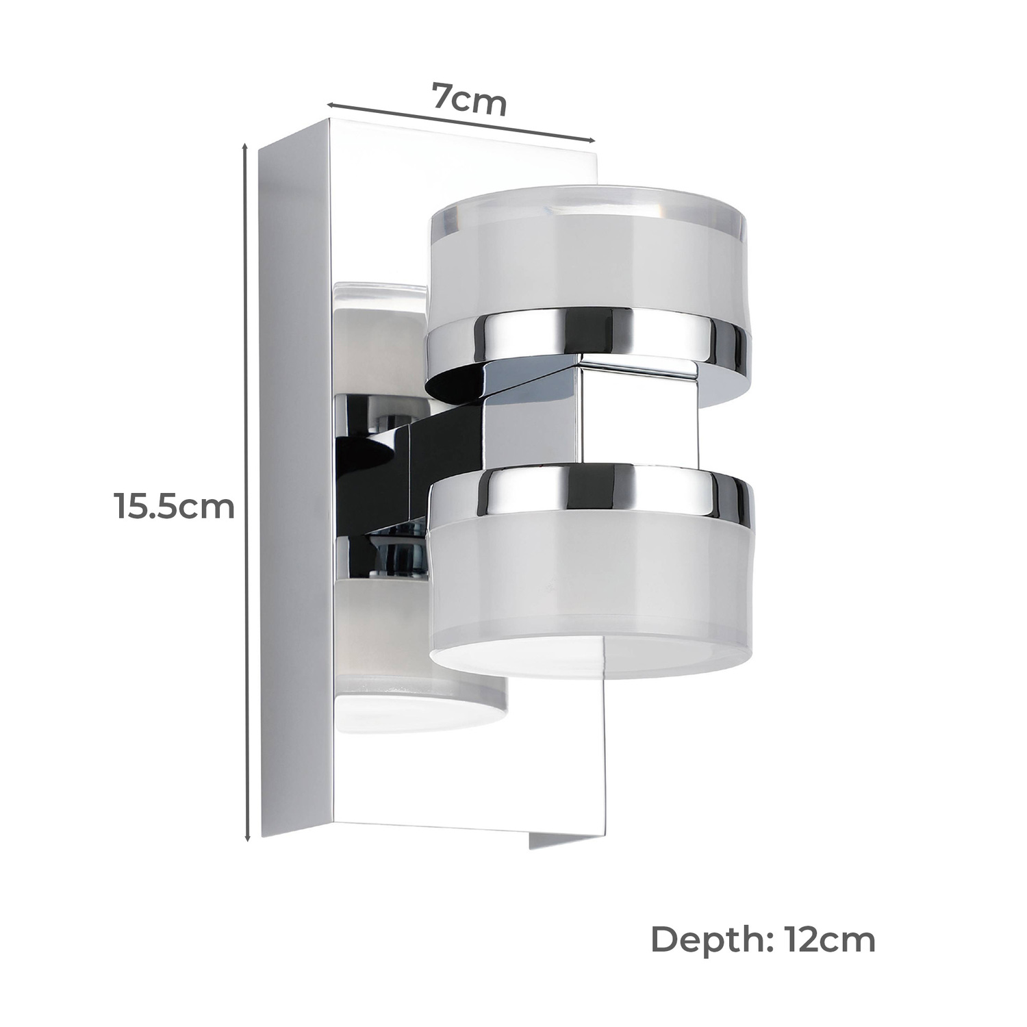 Romendo 5W Tri-Colour LED Wall Light