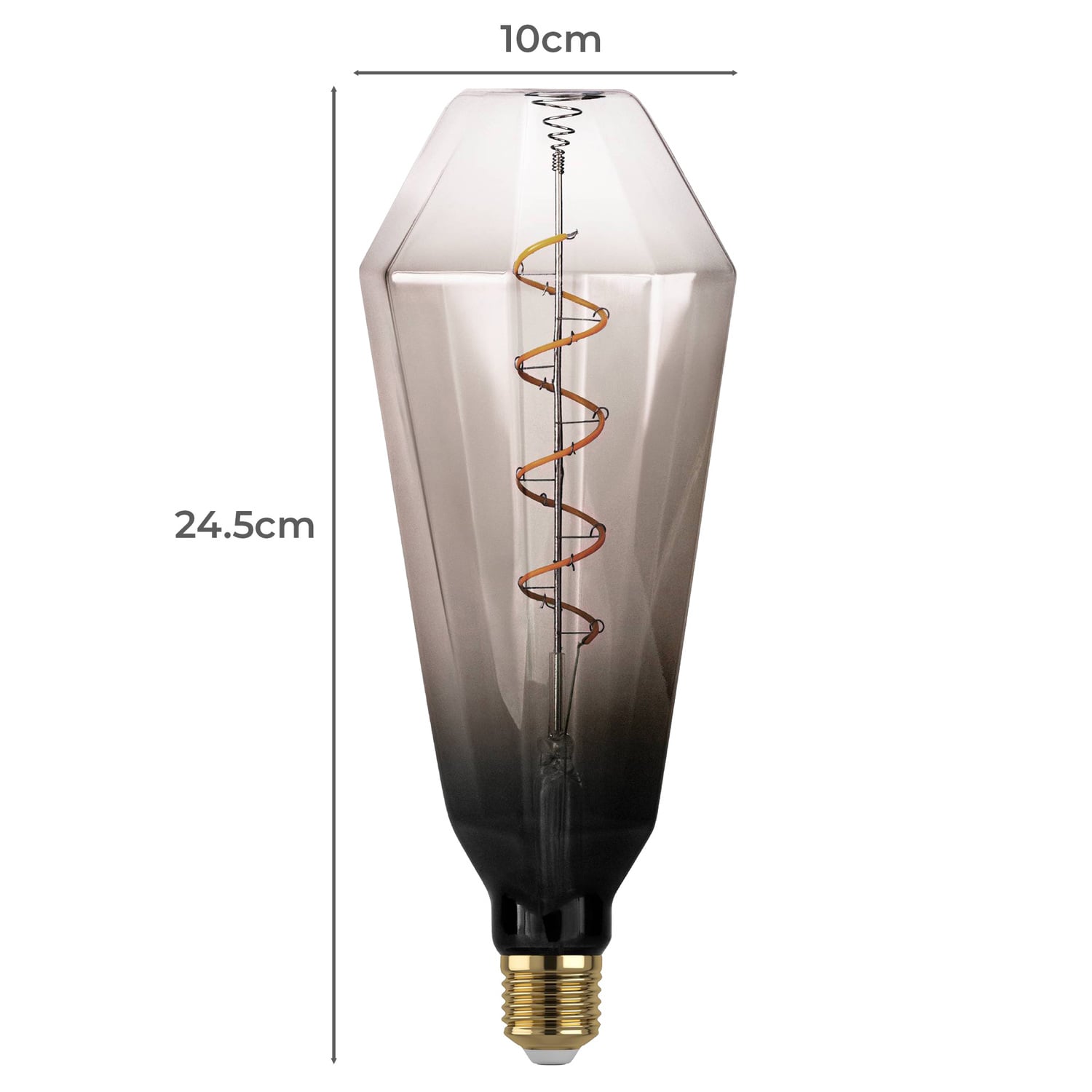 10cm Morrie E27 Tubular LED Filament Bulb