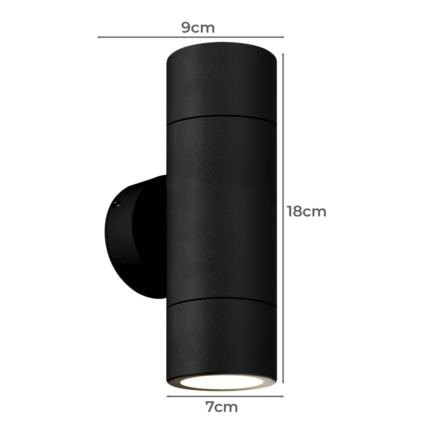 Fremantle Outdoor Up/Down LED Tri-Colour Wall Light