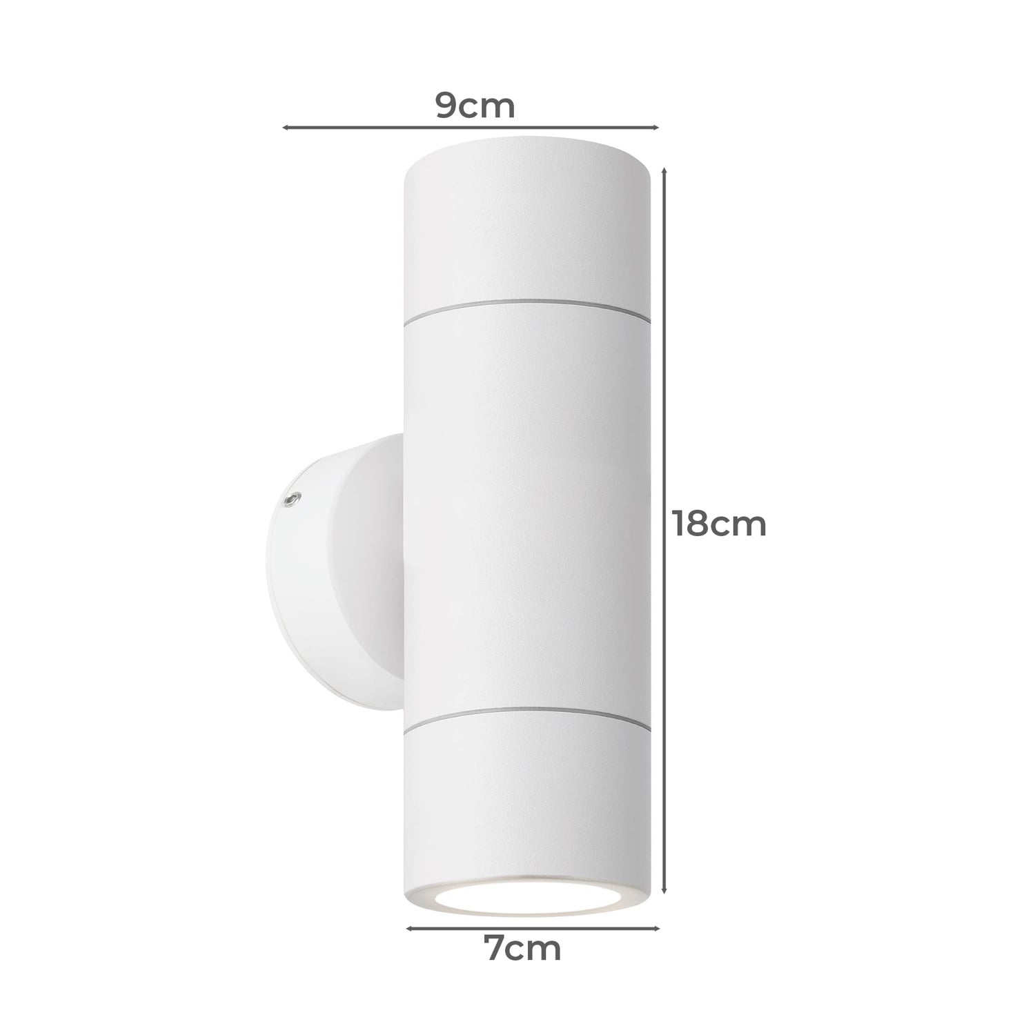 Fremantle Outdoor Up/Down LED Tri-Colour Wall Light