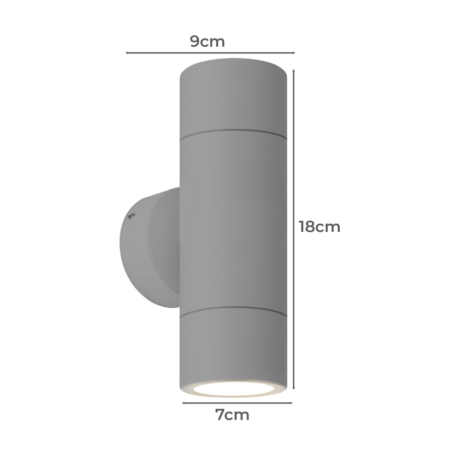 Fremantle Outdoor Up/Down LED Tri-Colour Wall Light