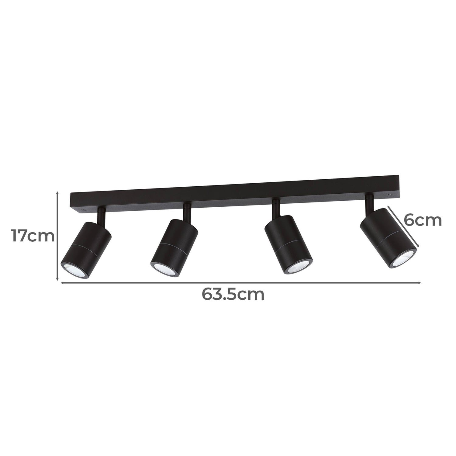 Fremantle GU10 Adjustable 4 Light Outdoor Spotlight