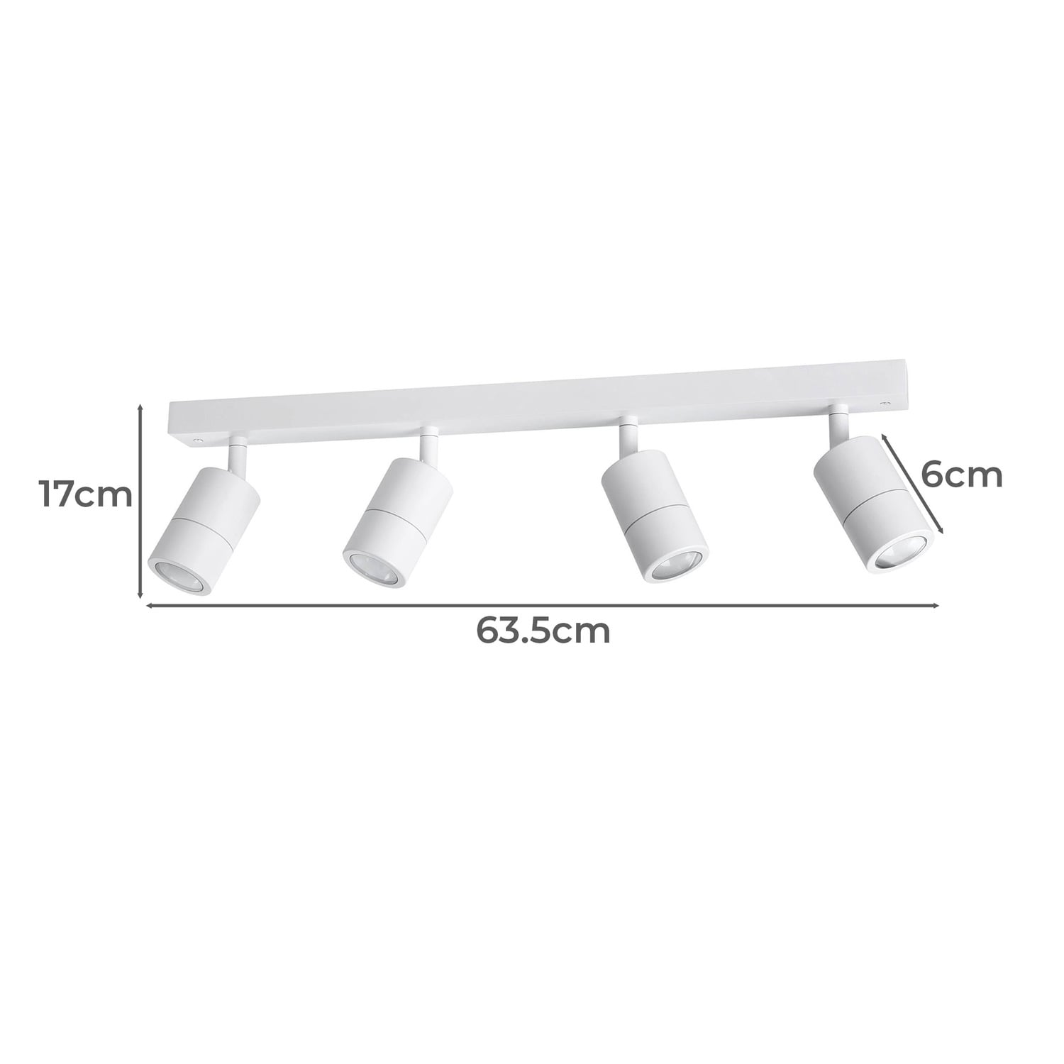 Fremantle GU10 Adjustable 4 Light Outdoor Spotlight