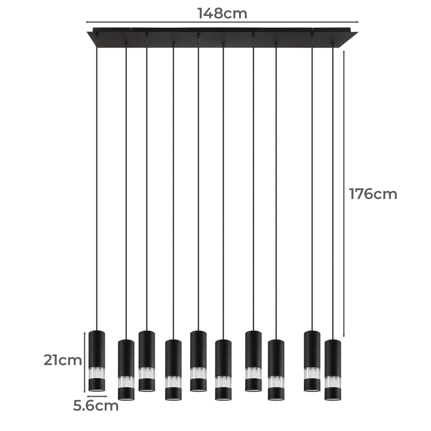 Bernabeta 10 Light Pendant
