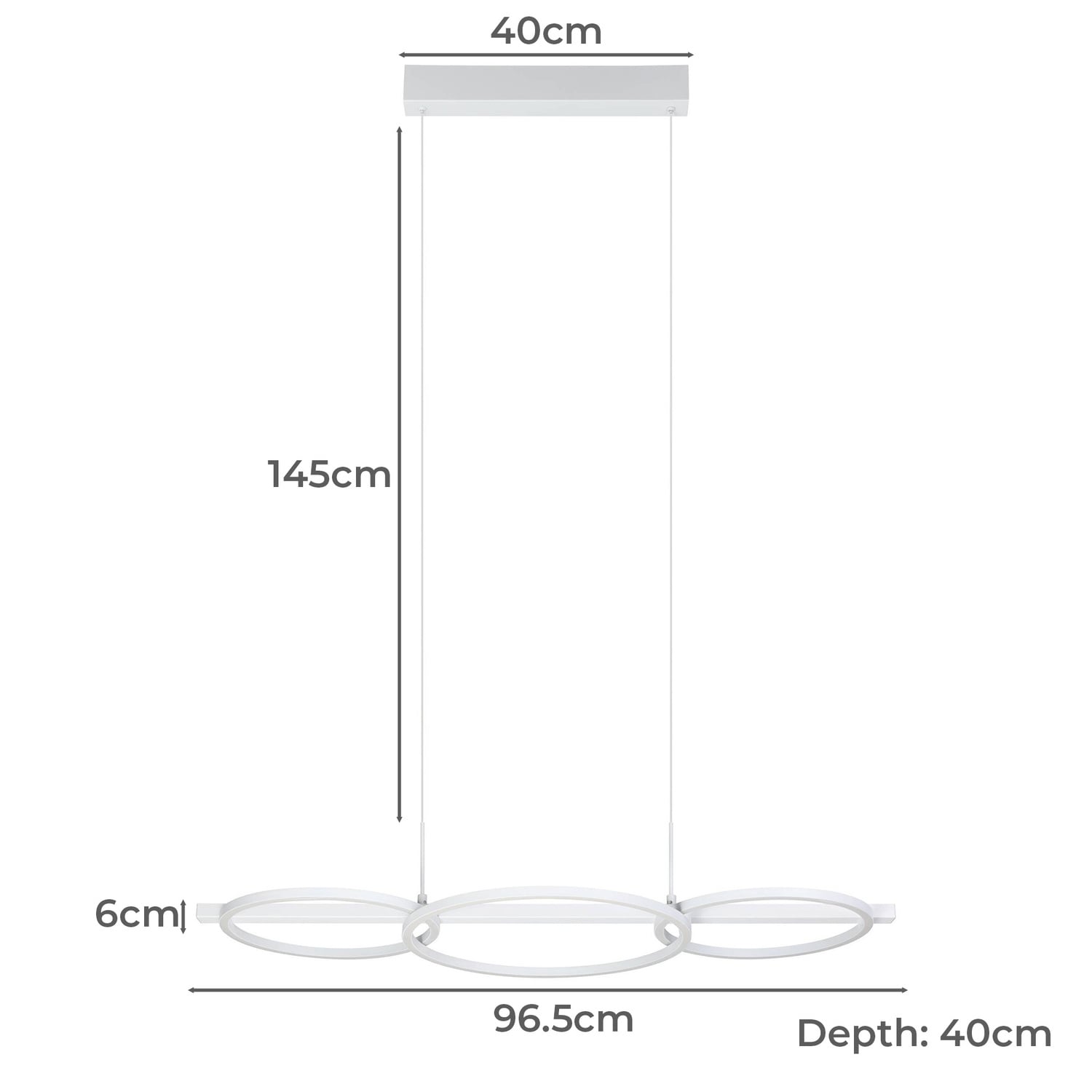 Lanacera 3 Light LED Pendant