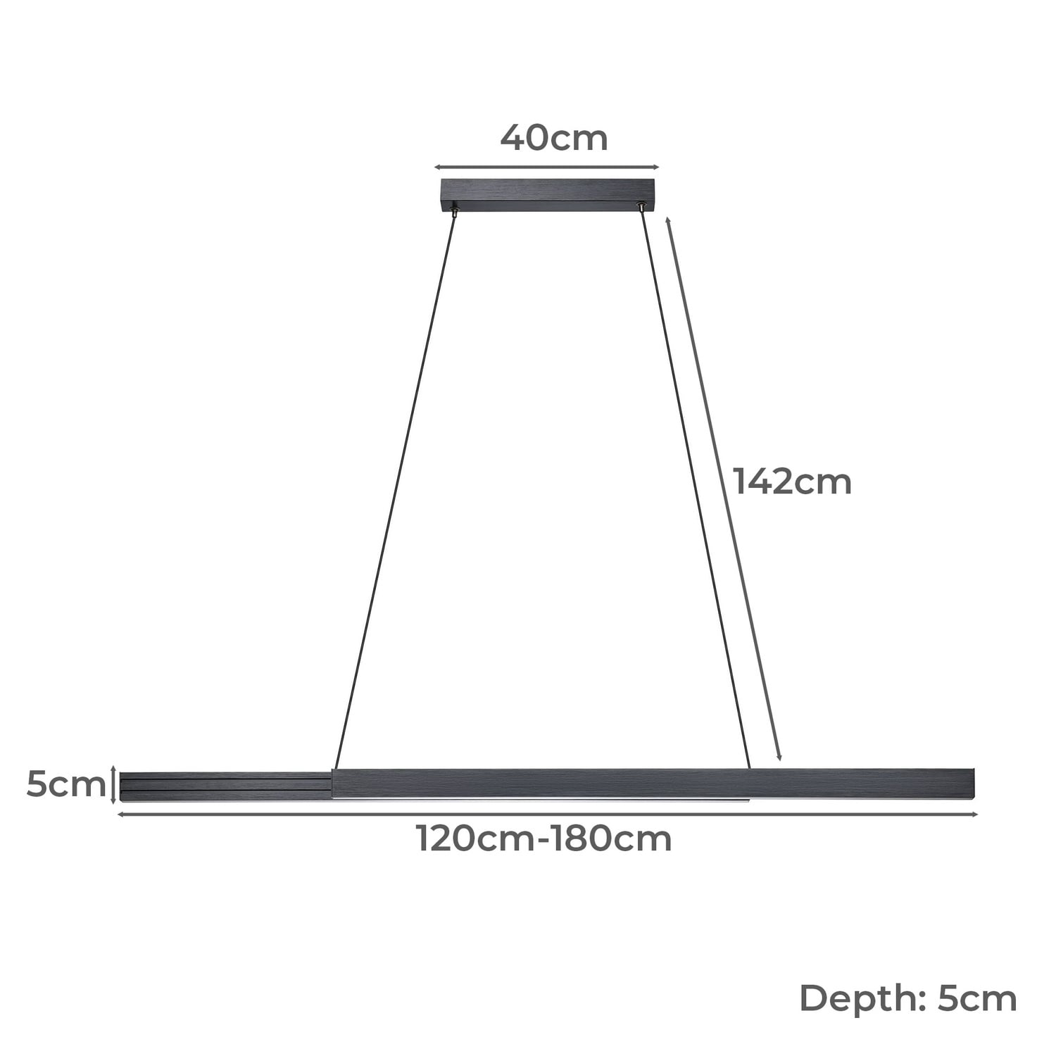 Montebuono Extendable LED Pendant Light