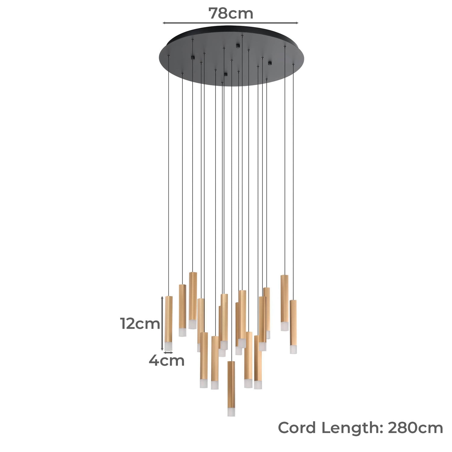 Estanerios 17 Light LED Pendant