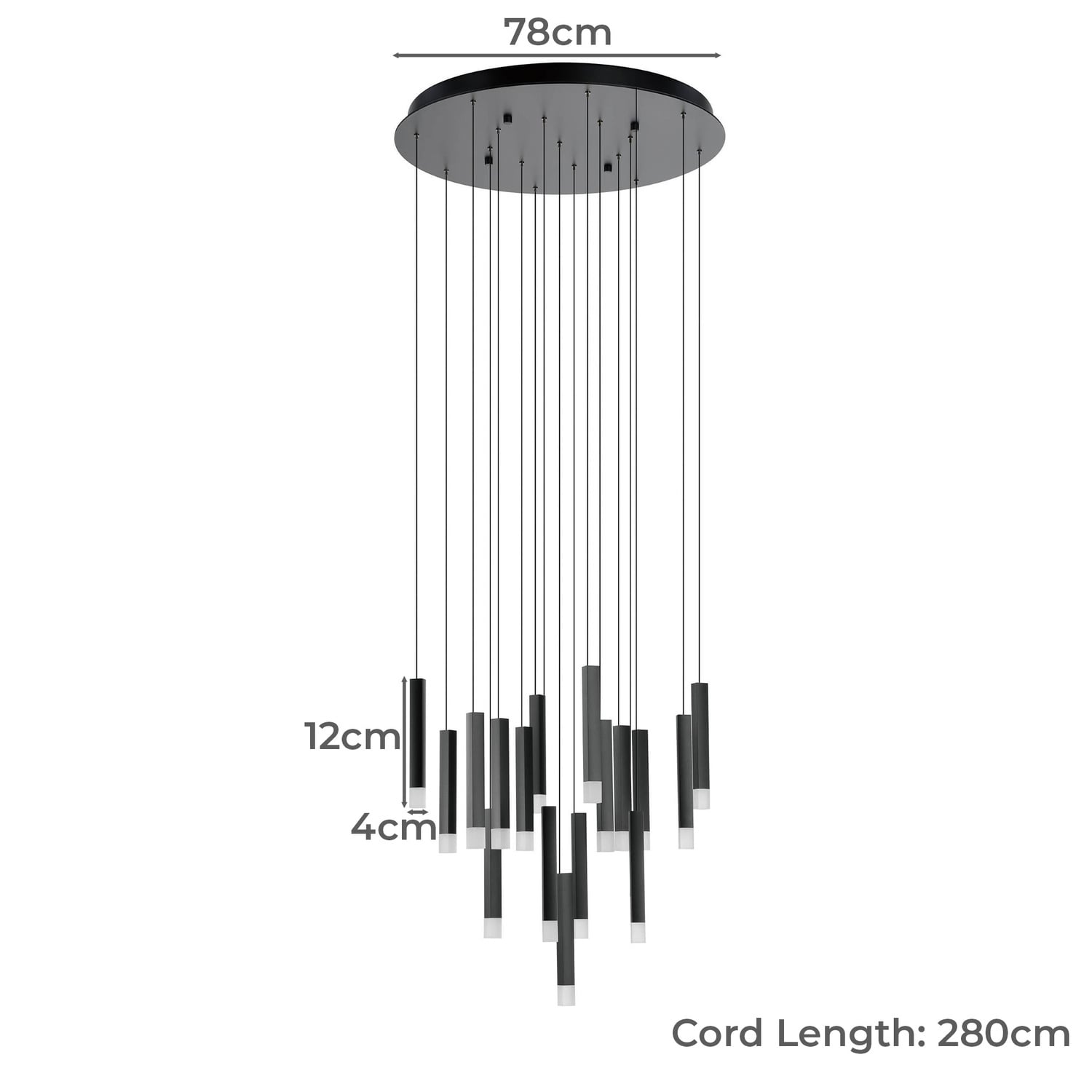 Estanerios 17 Light LED Pendant