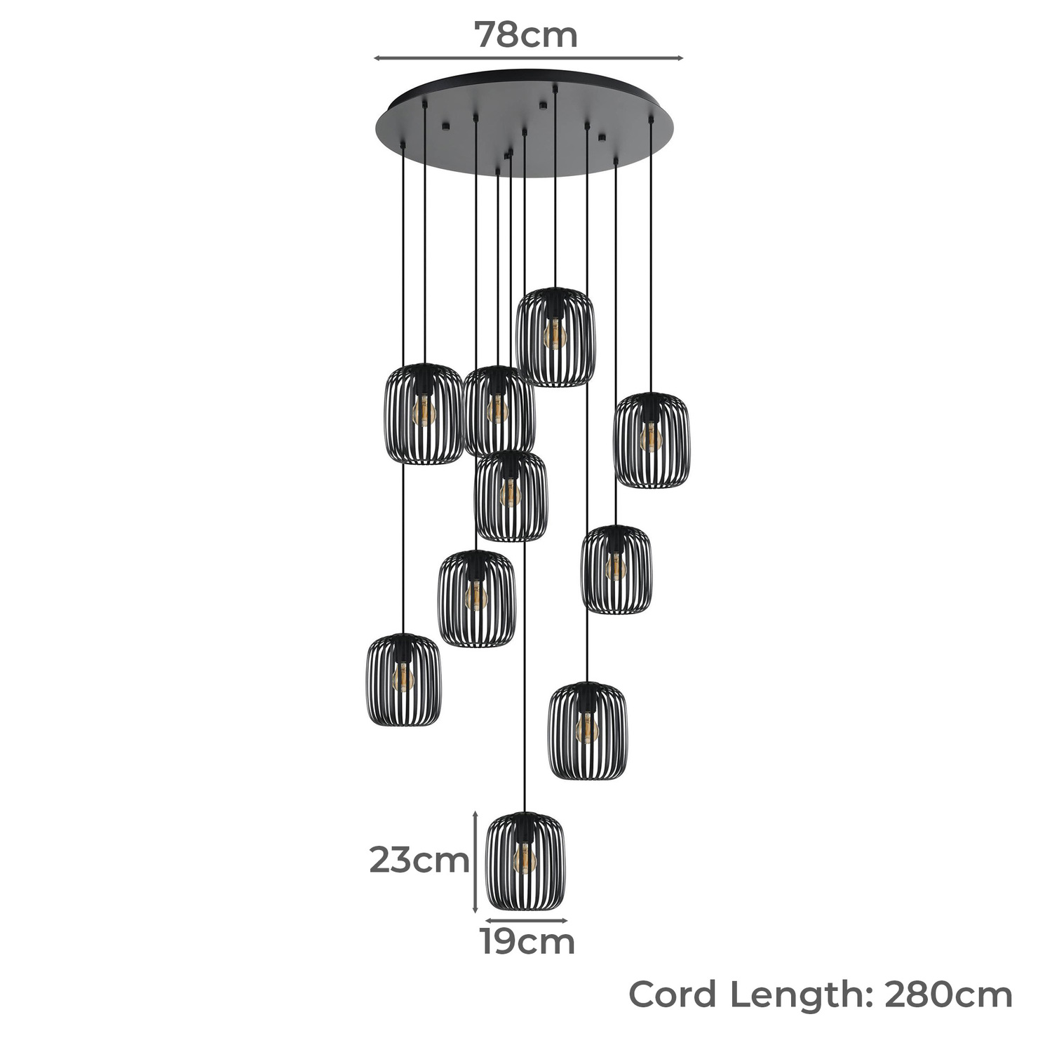 Romazzina 10 Light Pendant