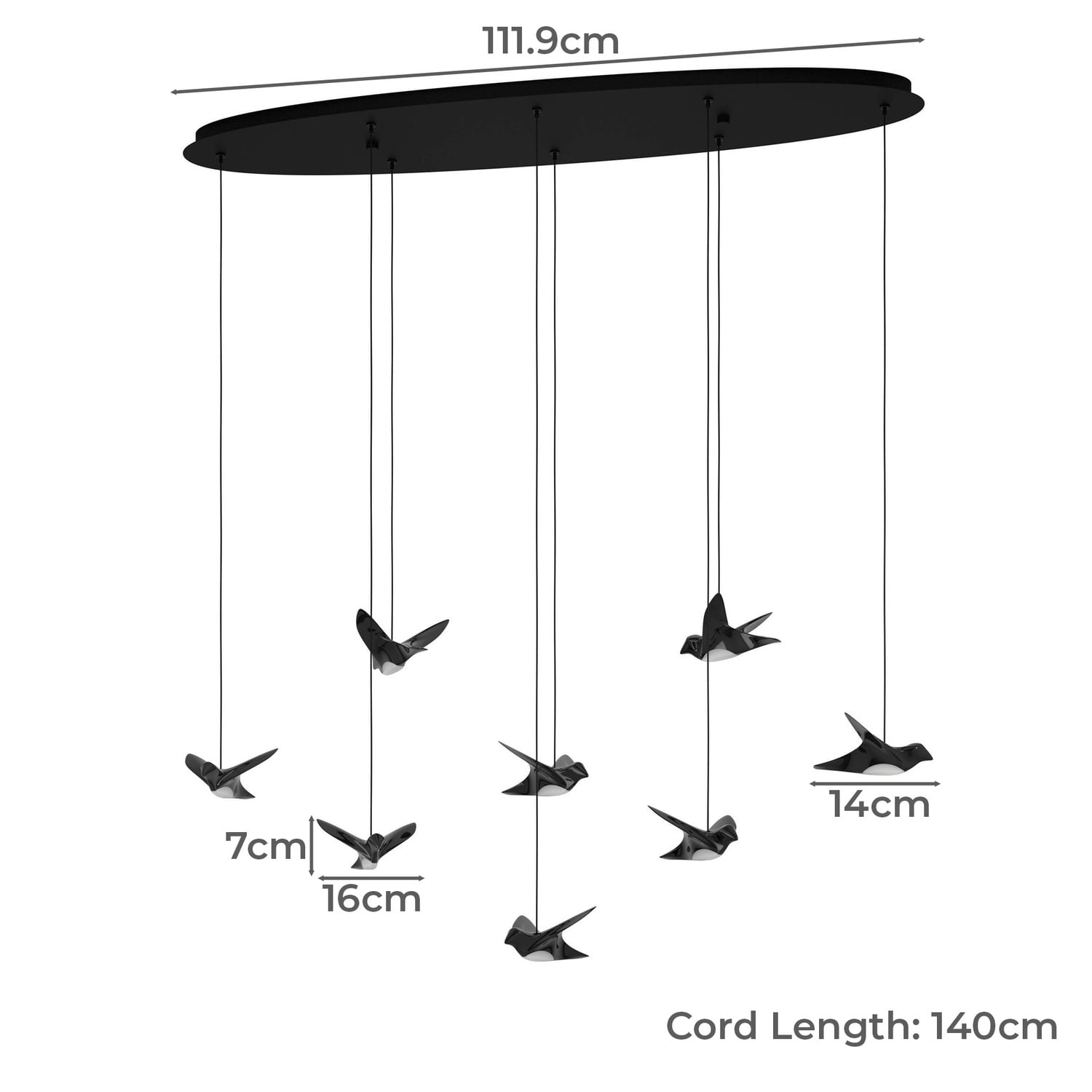 Paratebueno 8 Light LED Pendant
