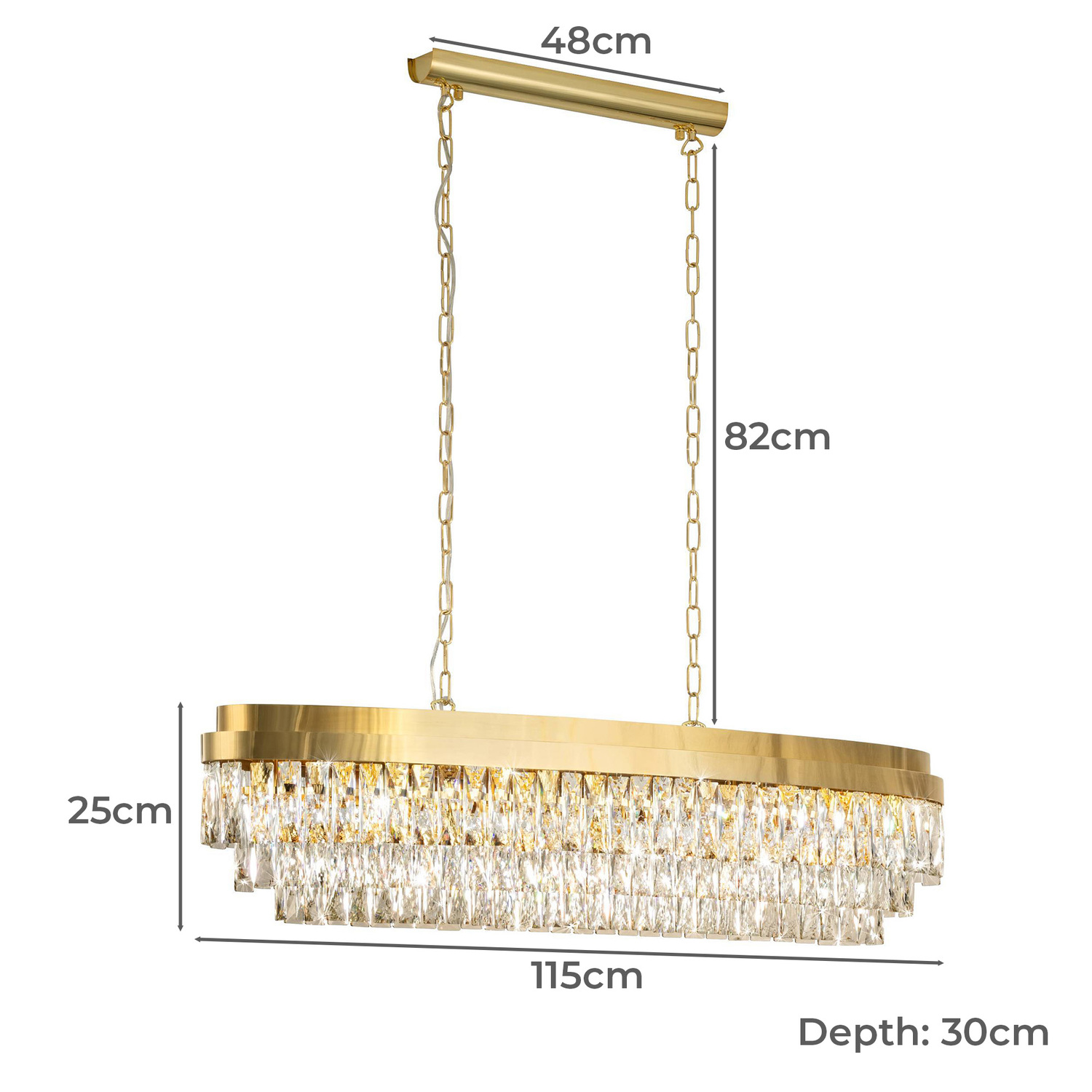 Valparaiso 115cm Chandelier