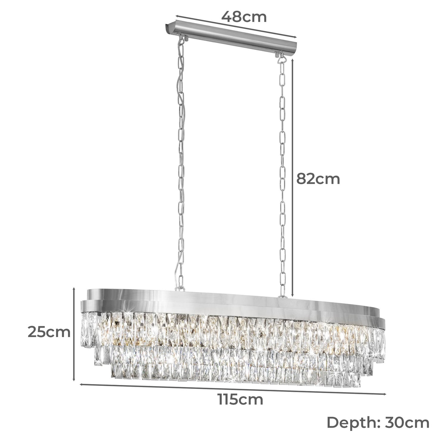Valparaiso 115cm Chandelier