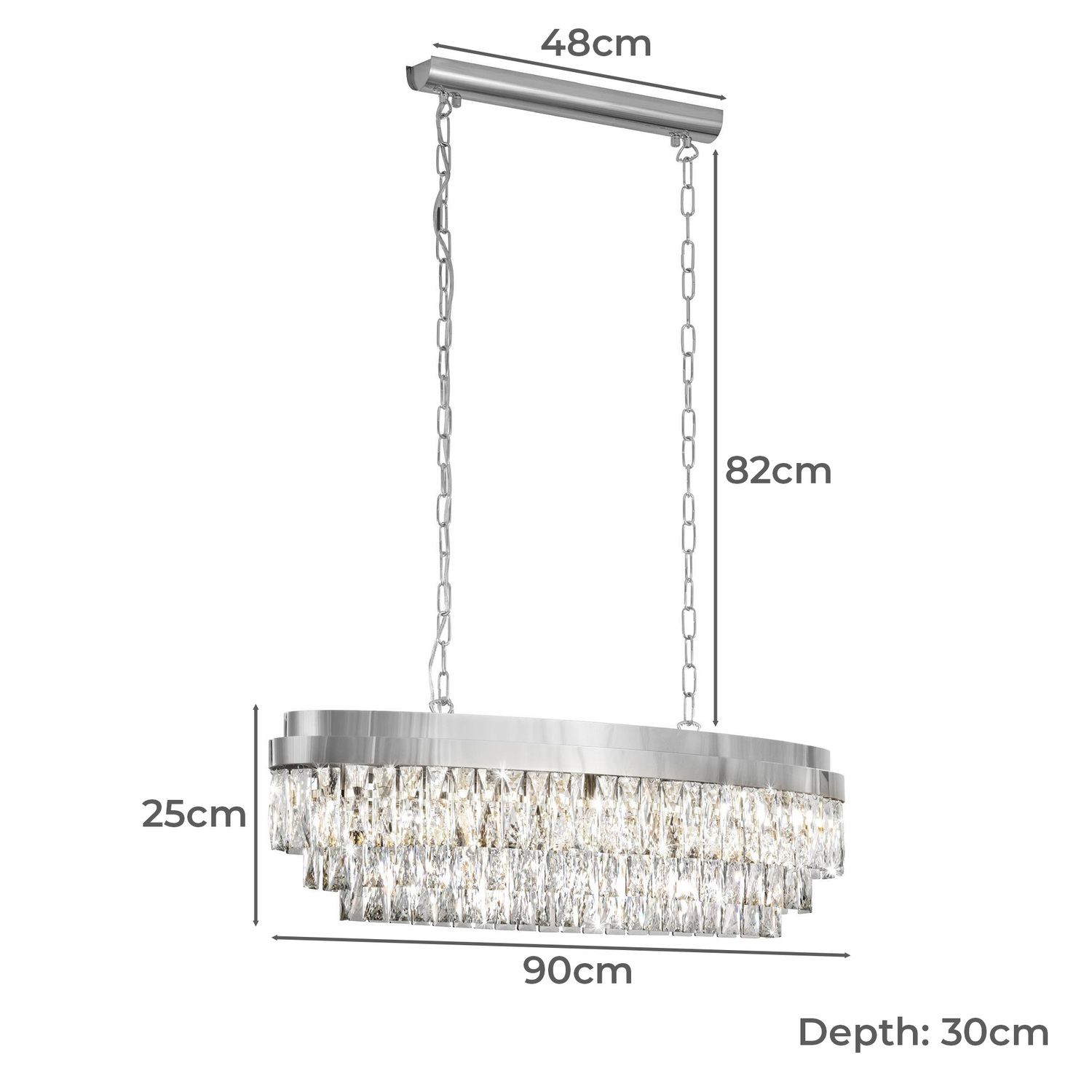 Valparaiso 90cm Chandelier