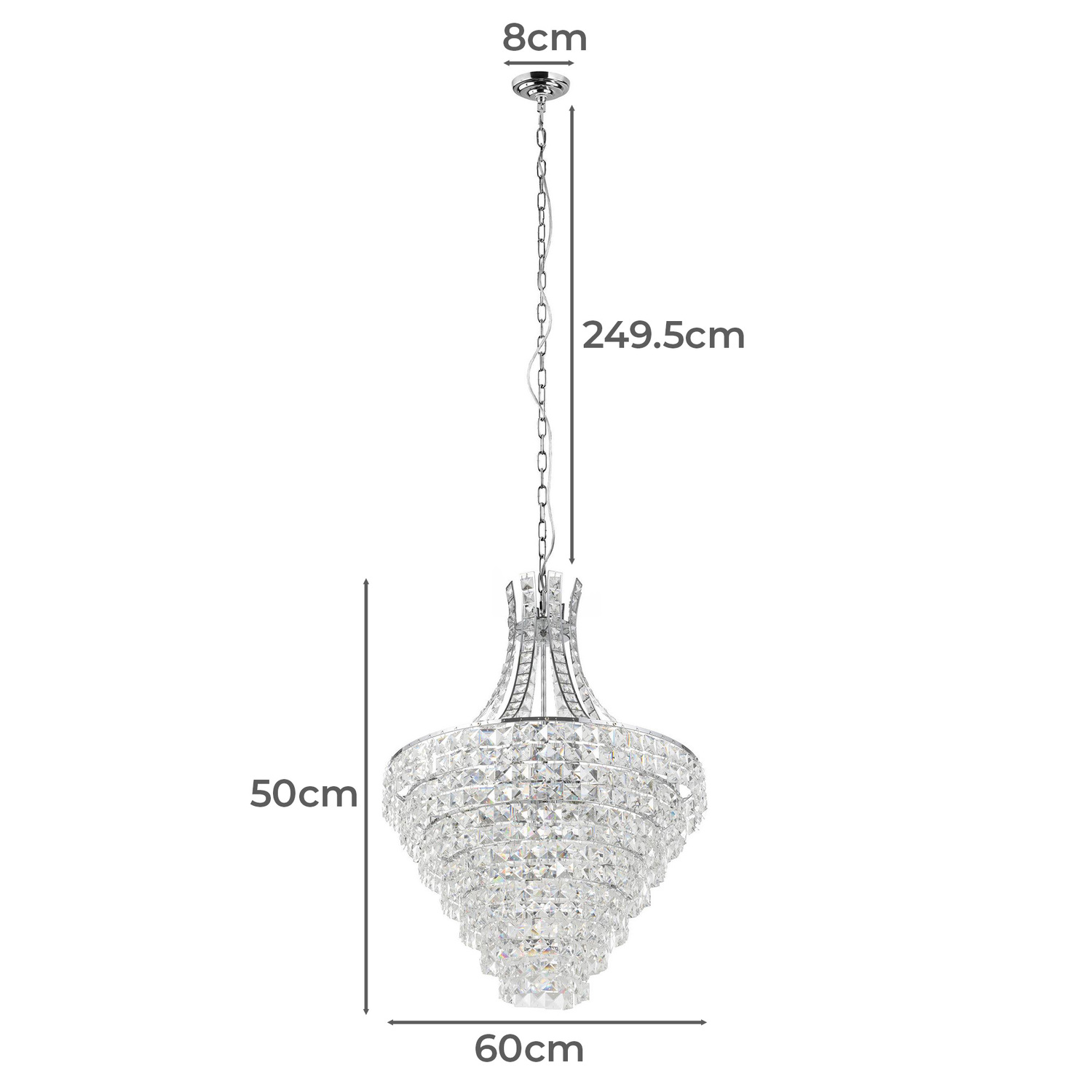 Beires 10 Light Chandelier