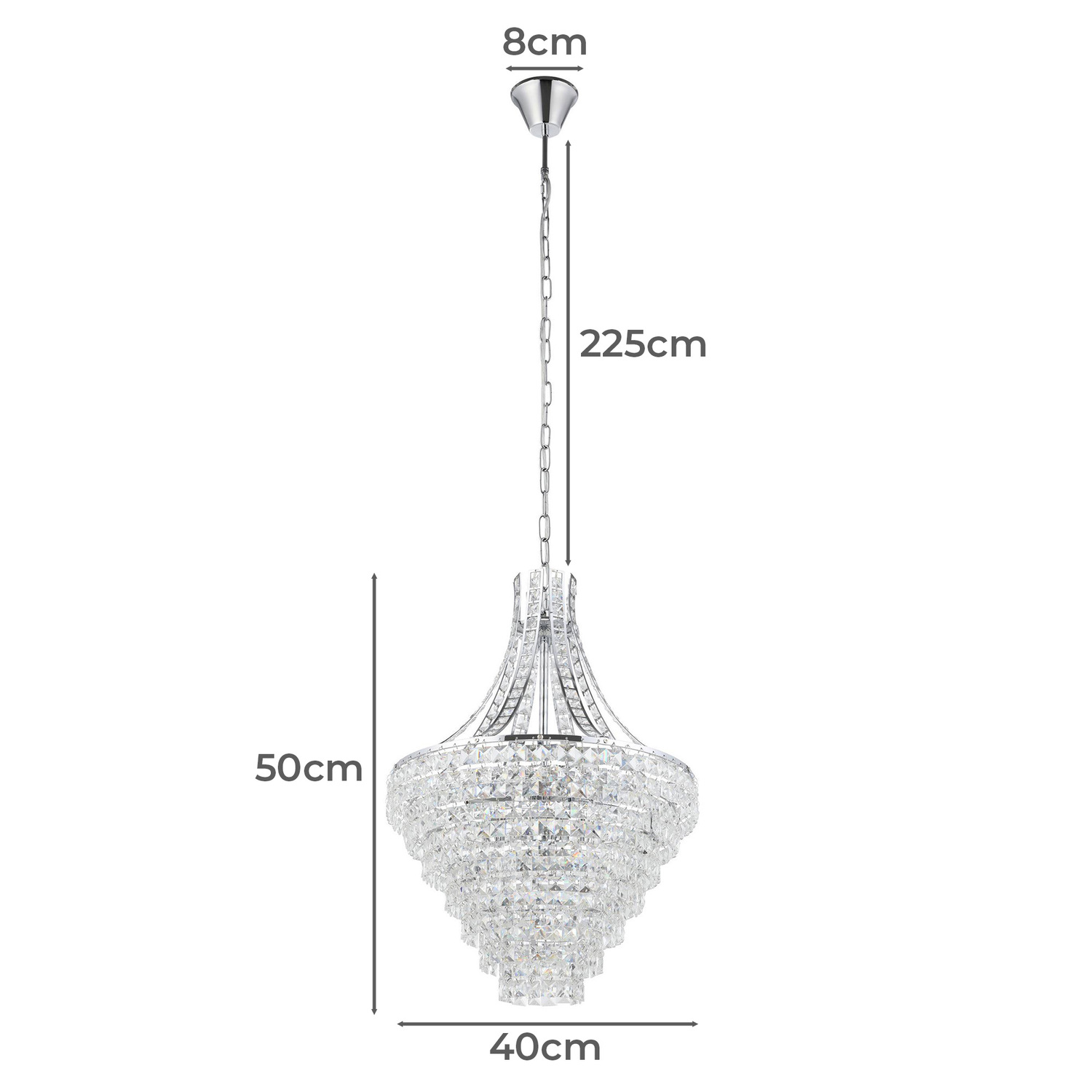 Beires 8 Light Chandelier