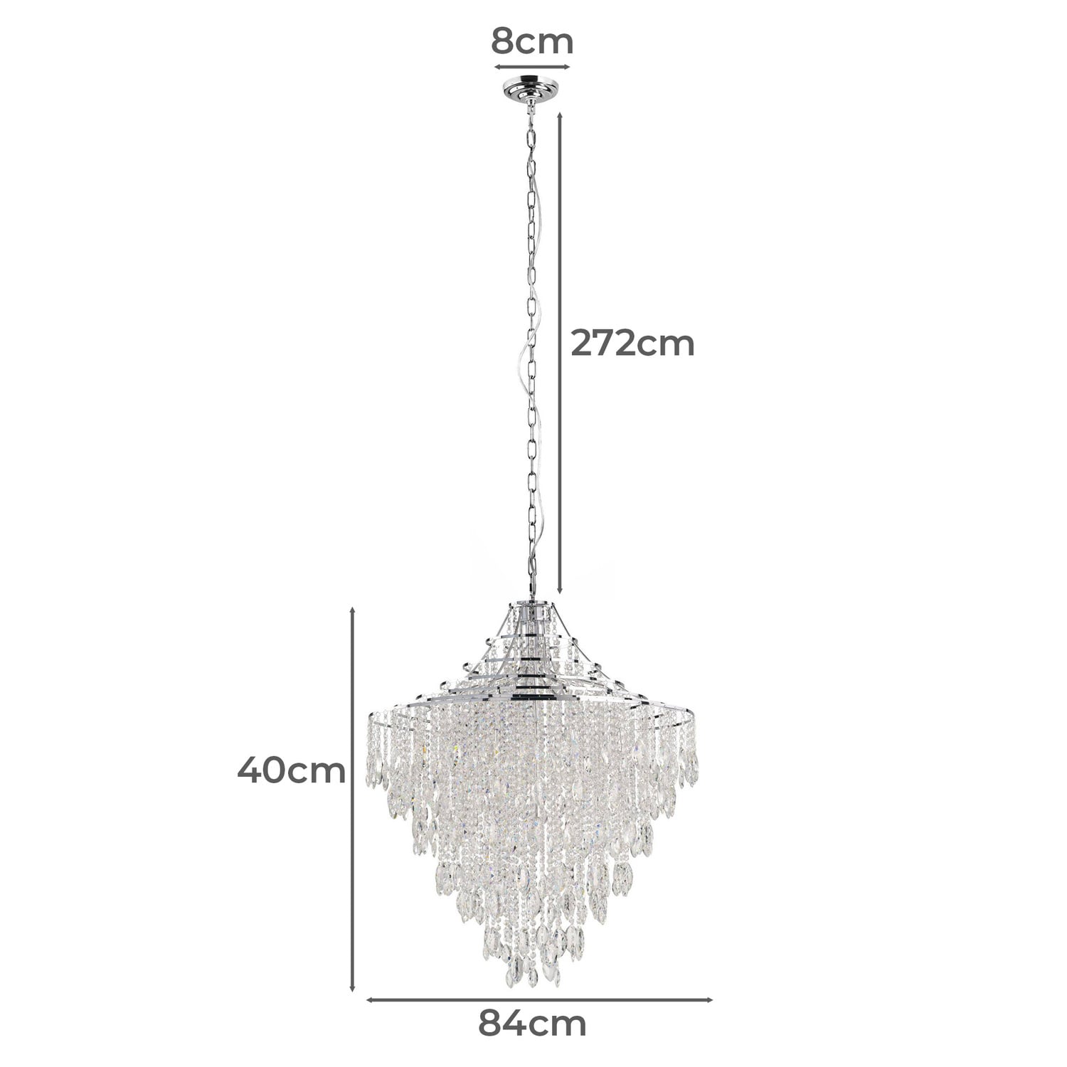 Beires 9 Light Chandelier