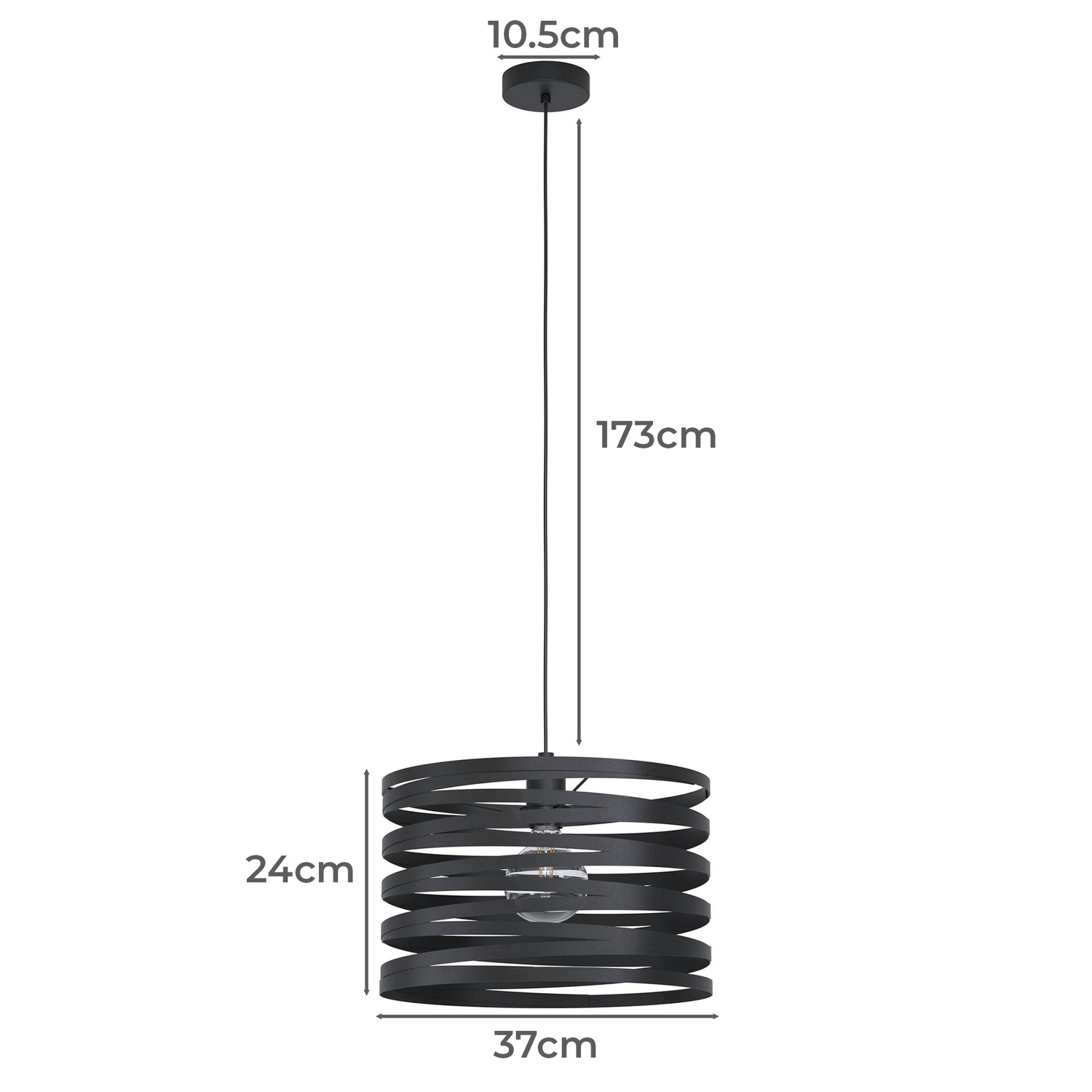 Cremella 37cm Pendant Light