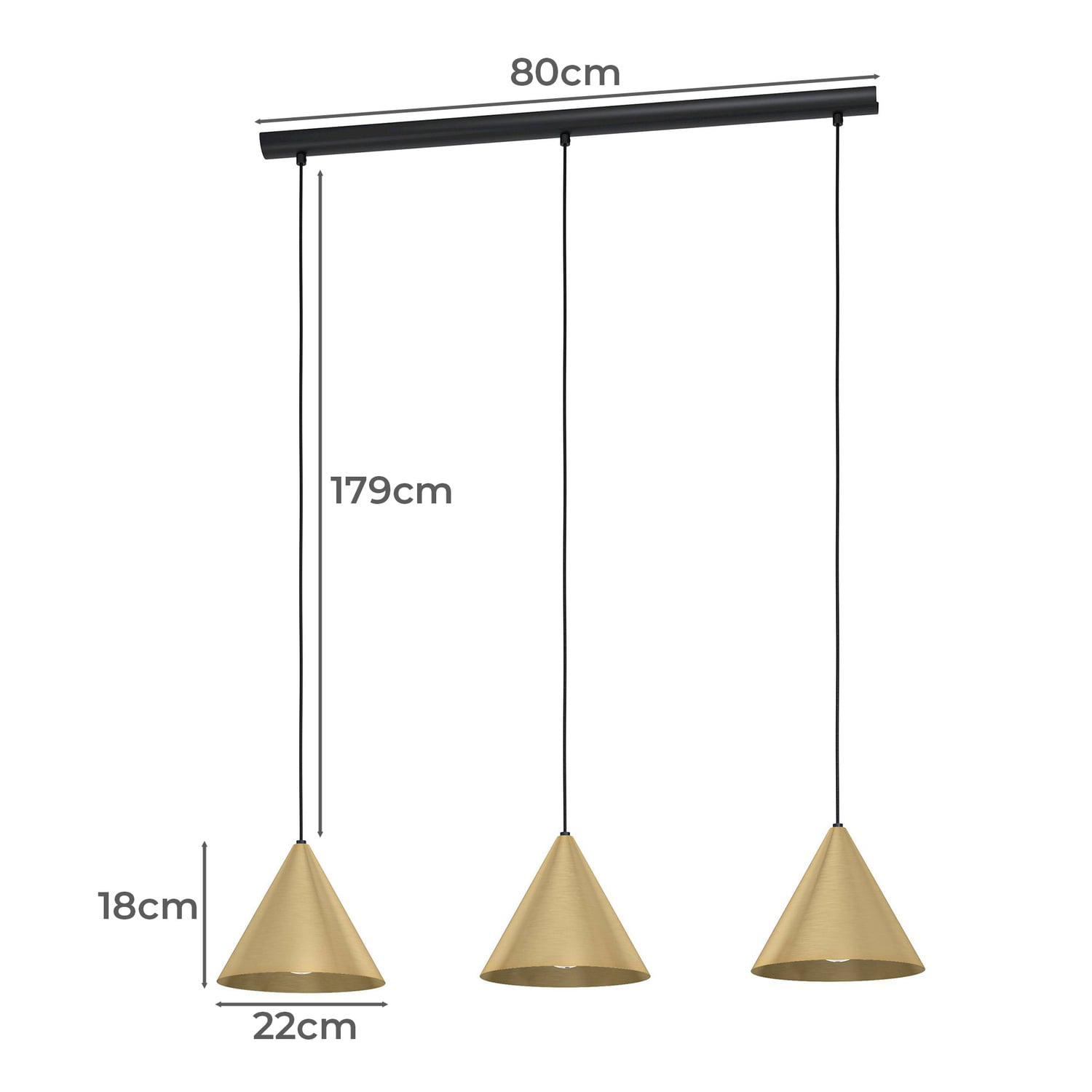 Narices 3 Light Pendant